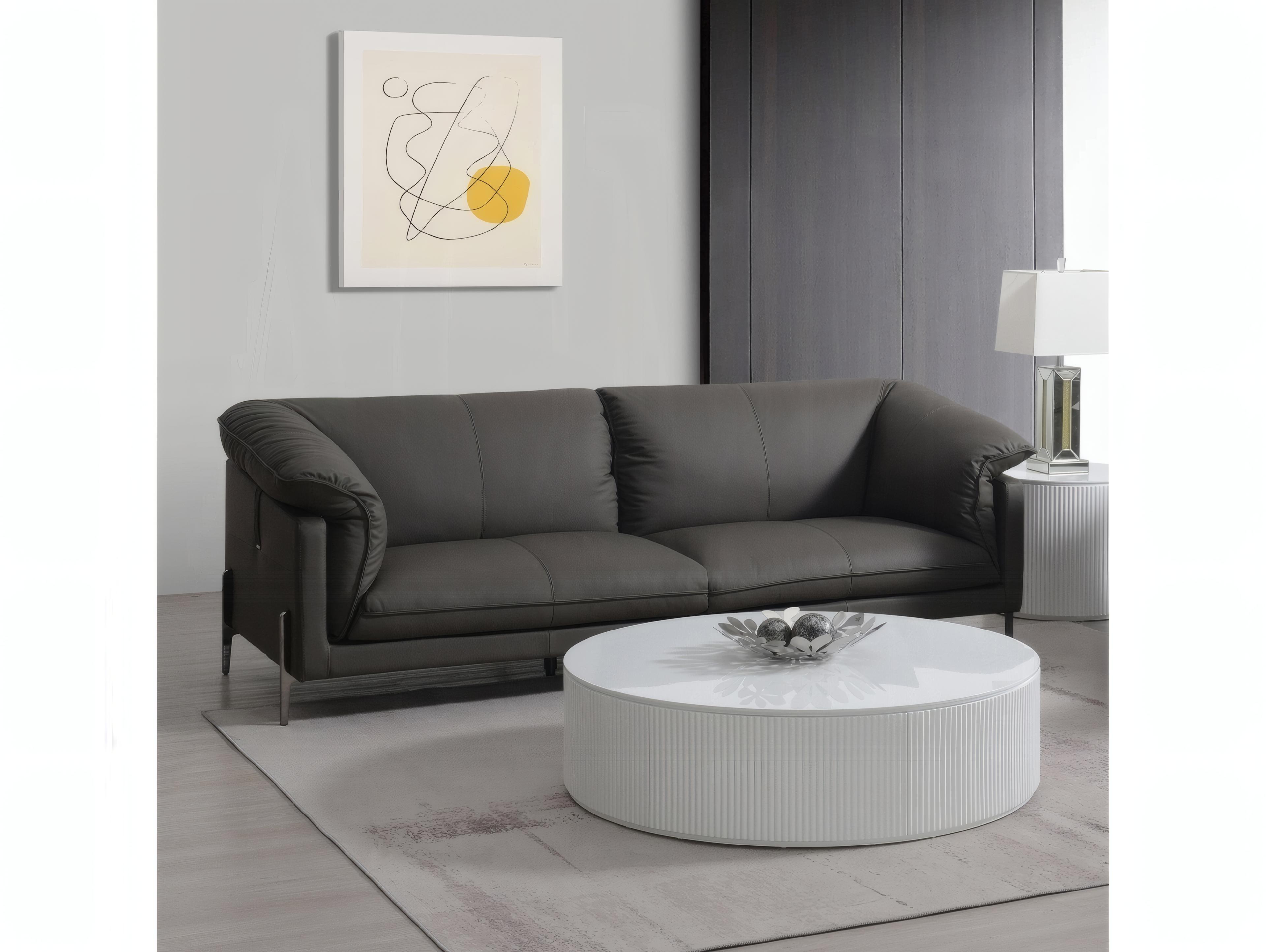 Acme Furniture Tadi Black Leather Sofa