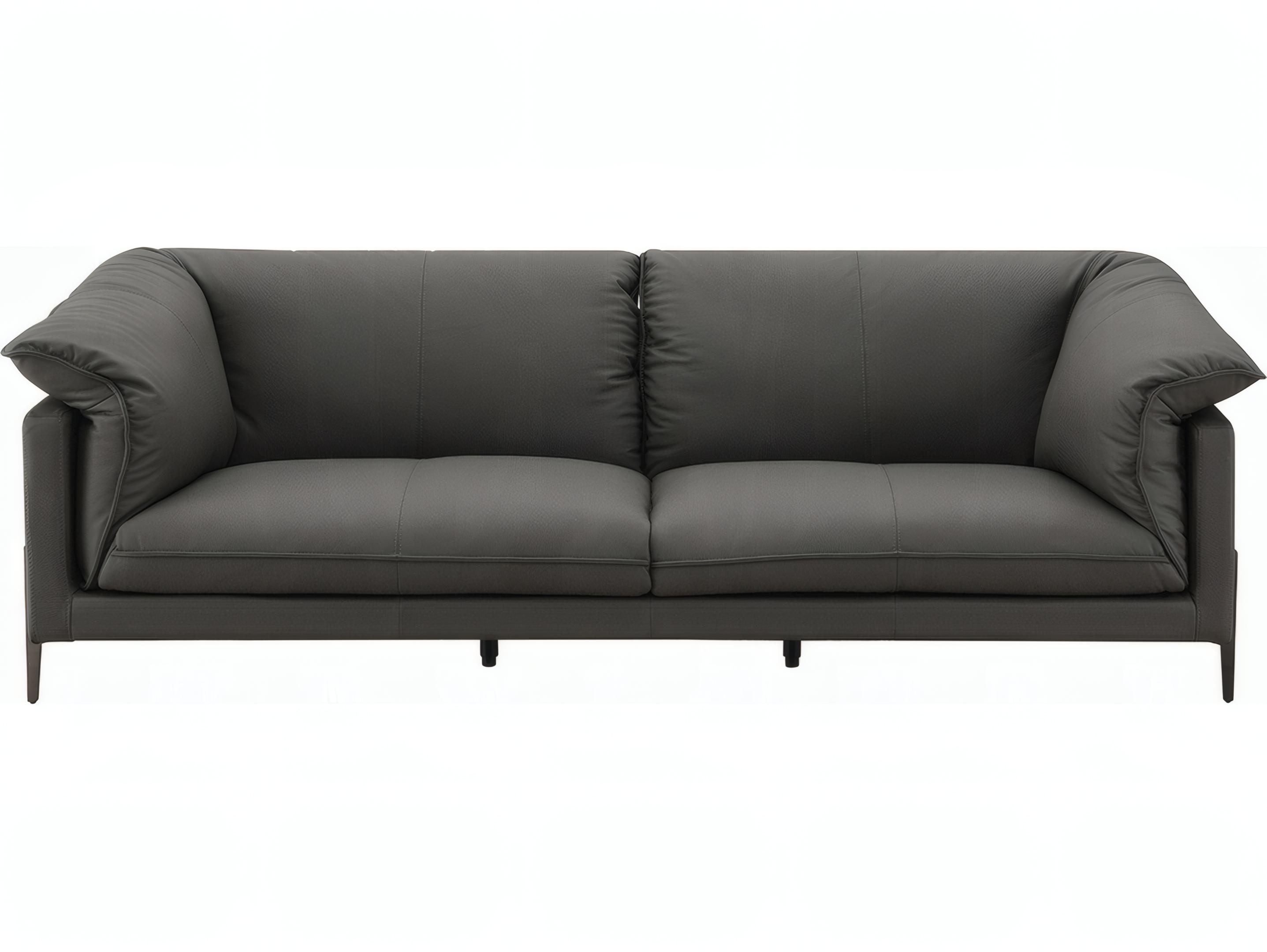 Acme Furniture Tadi Black Leather Loveseat