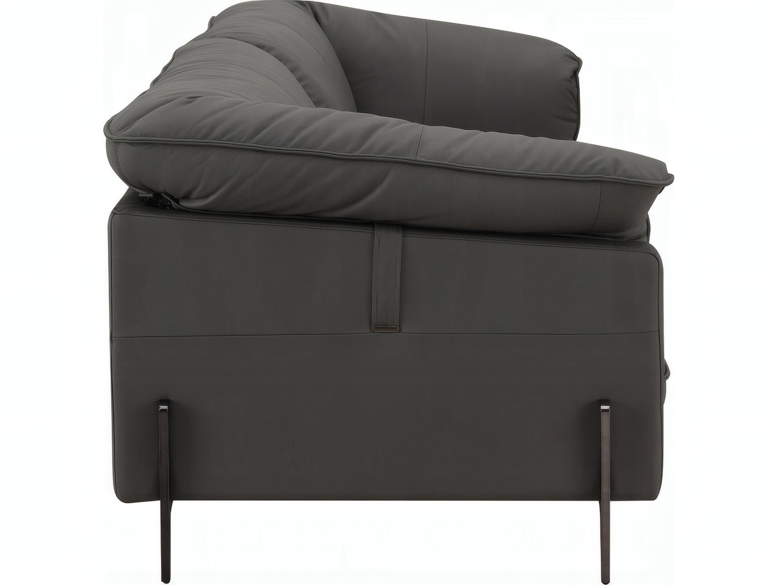 Acme Furniture Tadi Black Leather Loveseat