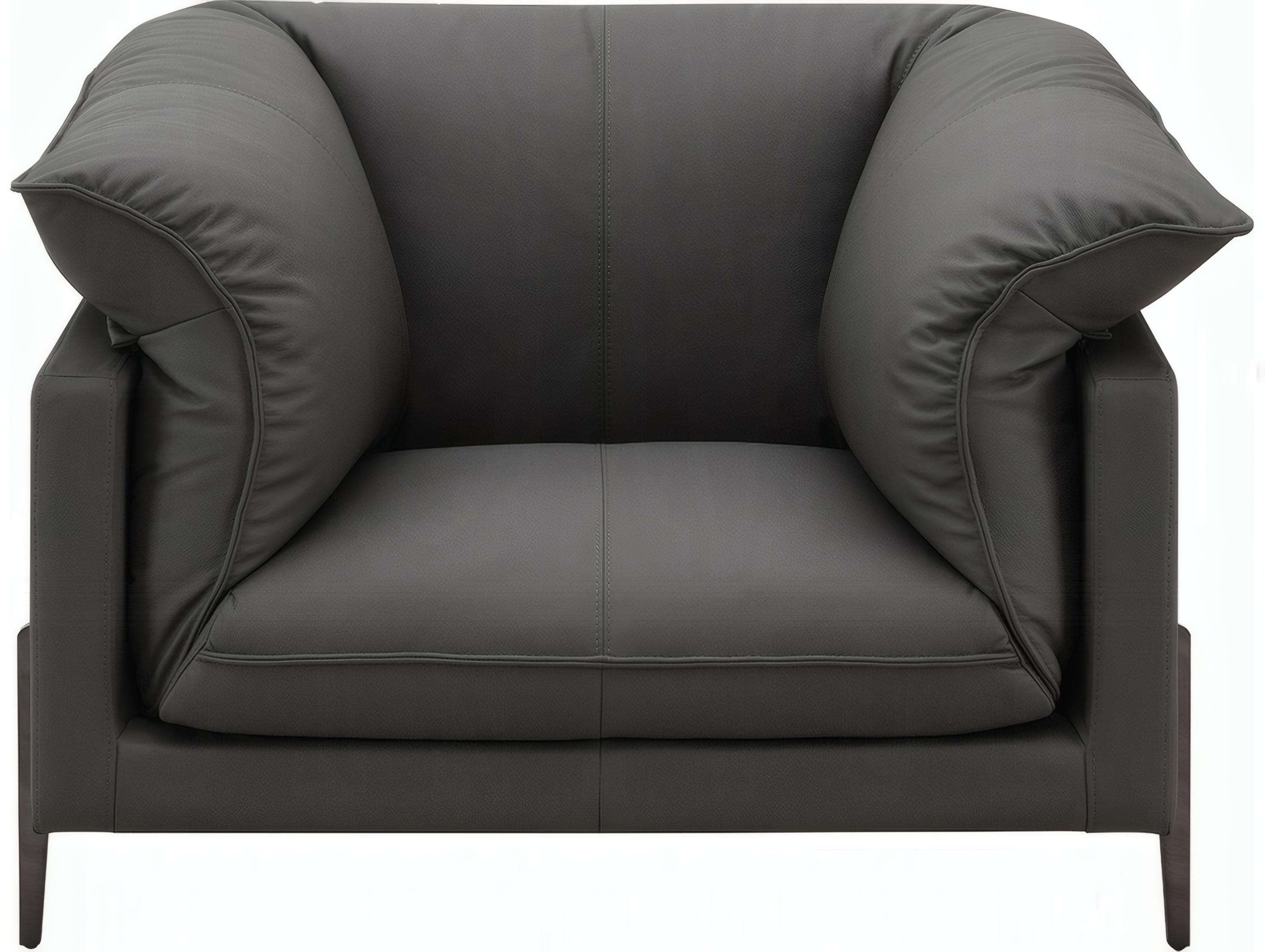 Acme Furniture Tadi Black Leather Accent Chair