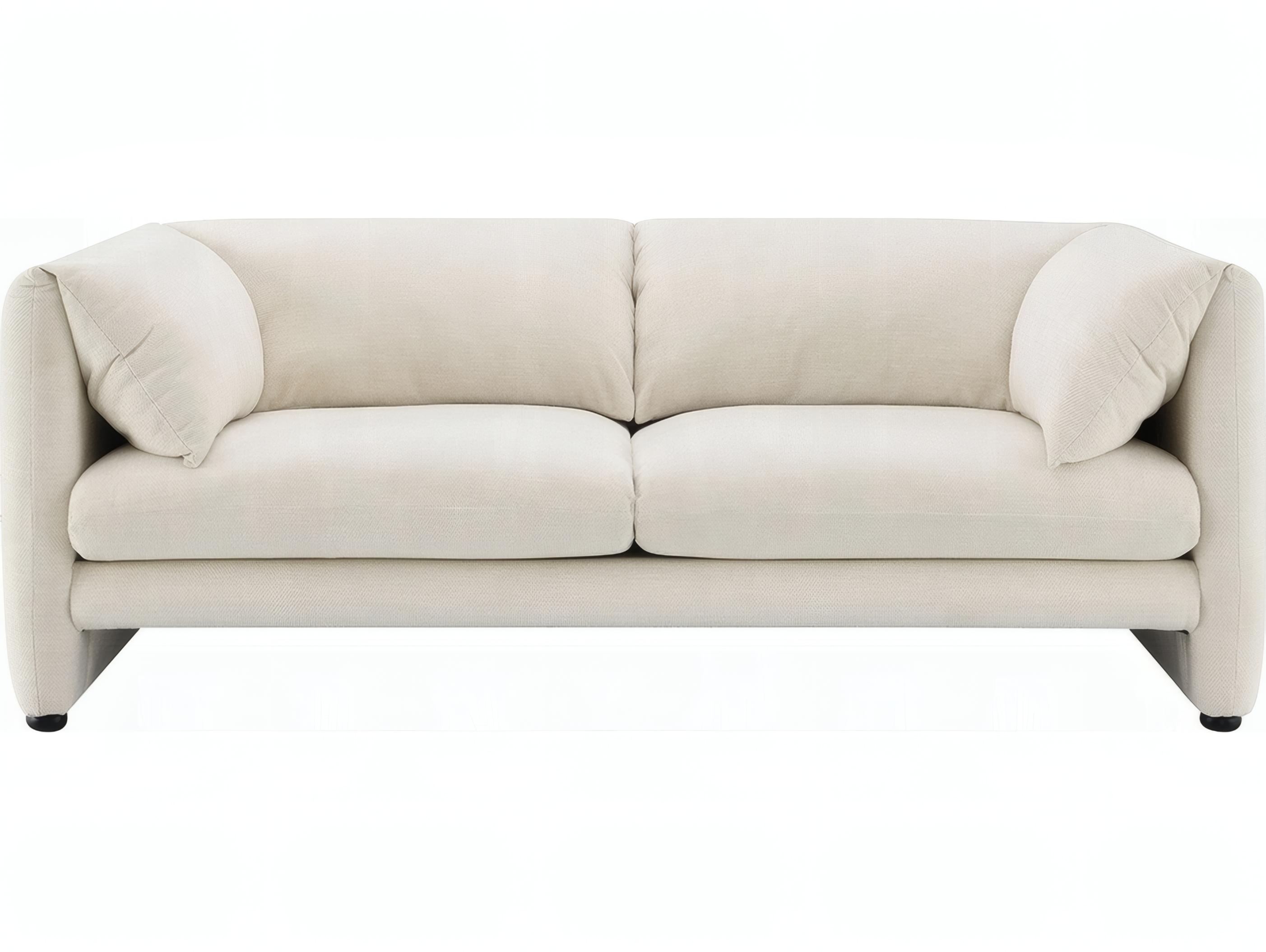 Acme Furniture Jaeda Beige Linen Upholstered Loveseat