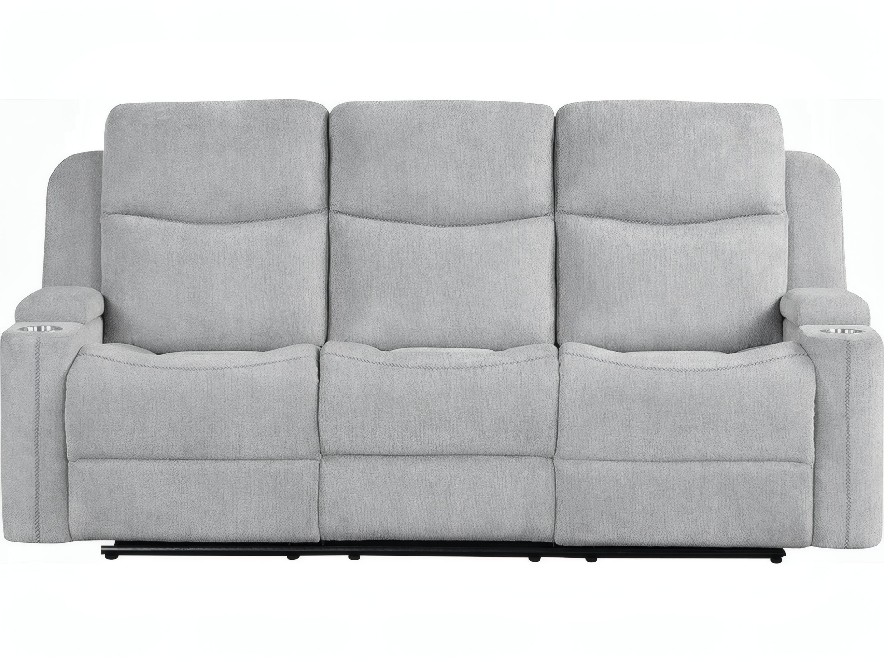 Acme Furniture Galya Light Gray Chenille Upholstered Sofa