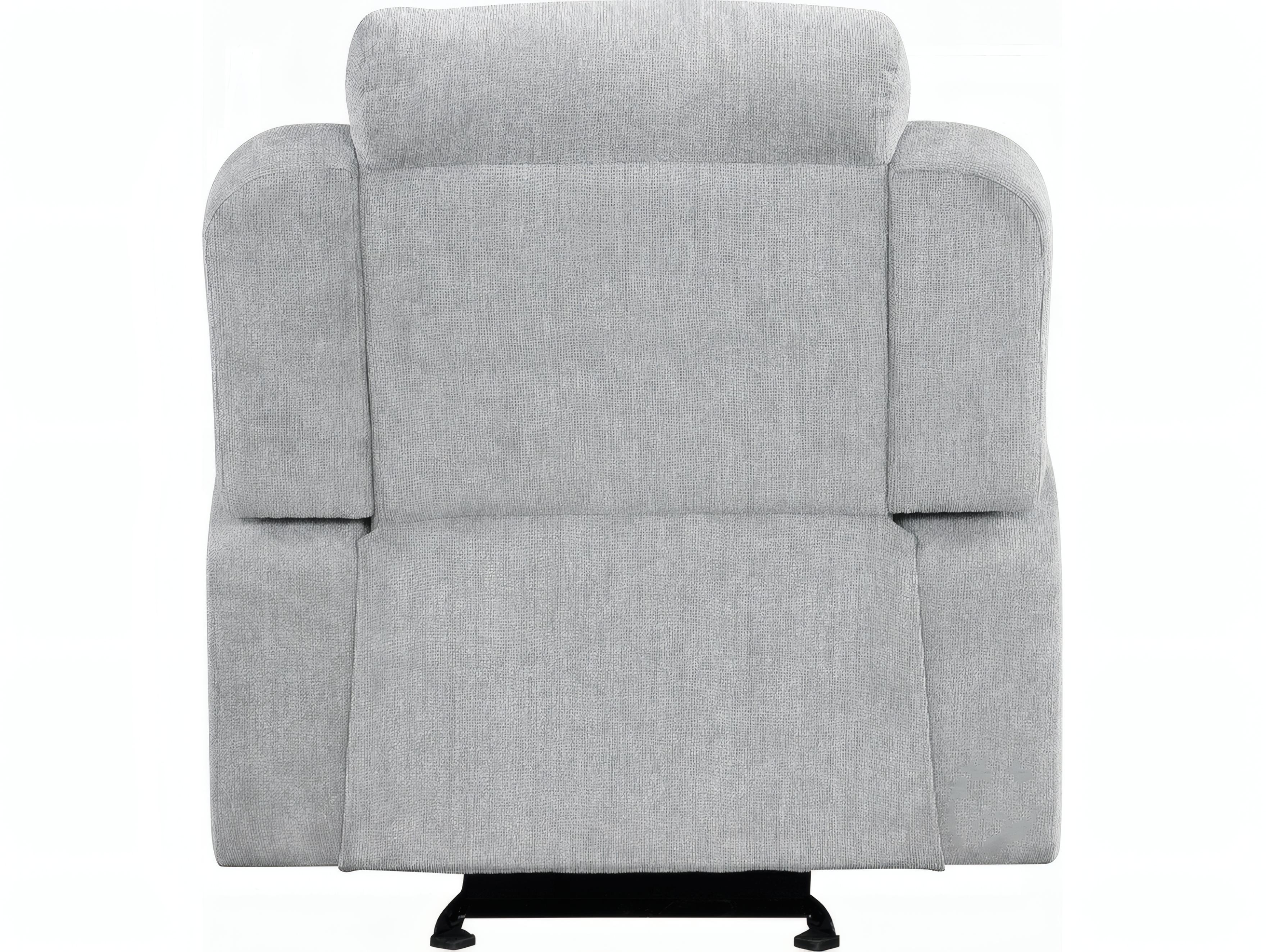 Acme Furniture Galya Light Gray Chenille Upholstered Recliner
