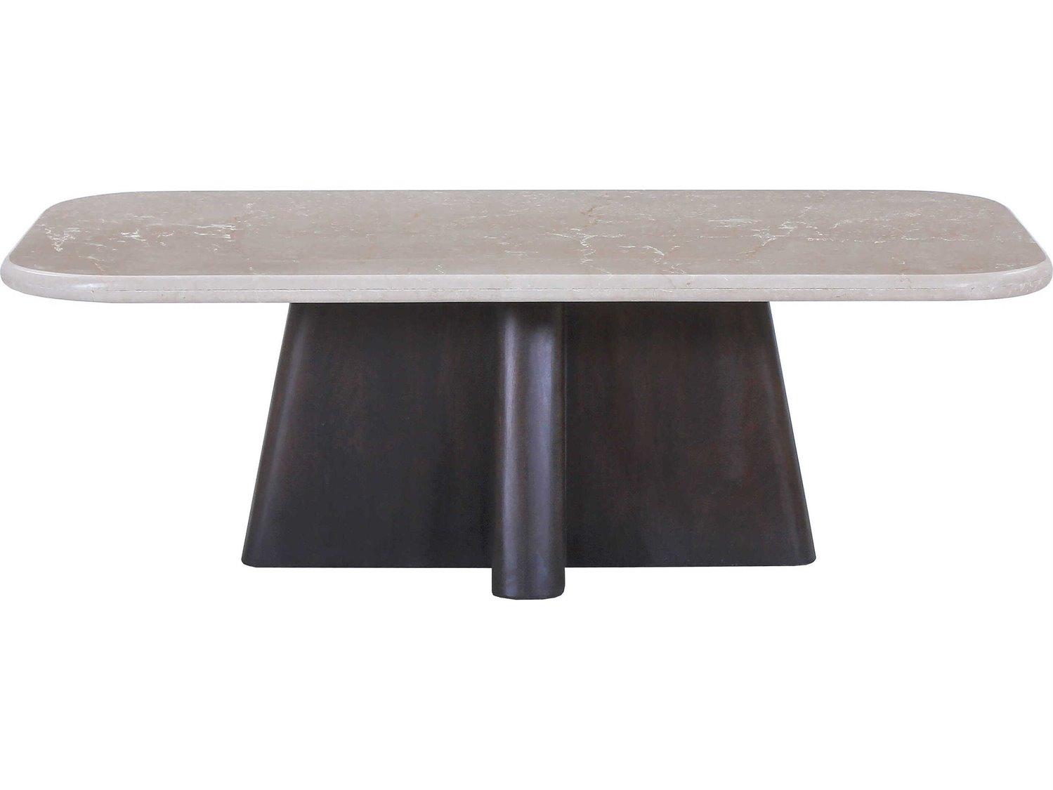 Acme Furniture Jacory Rectangular Bottocino Marble Top Espresso Coffee Table