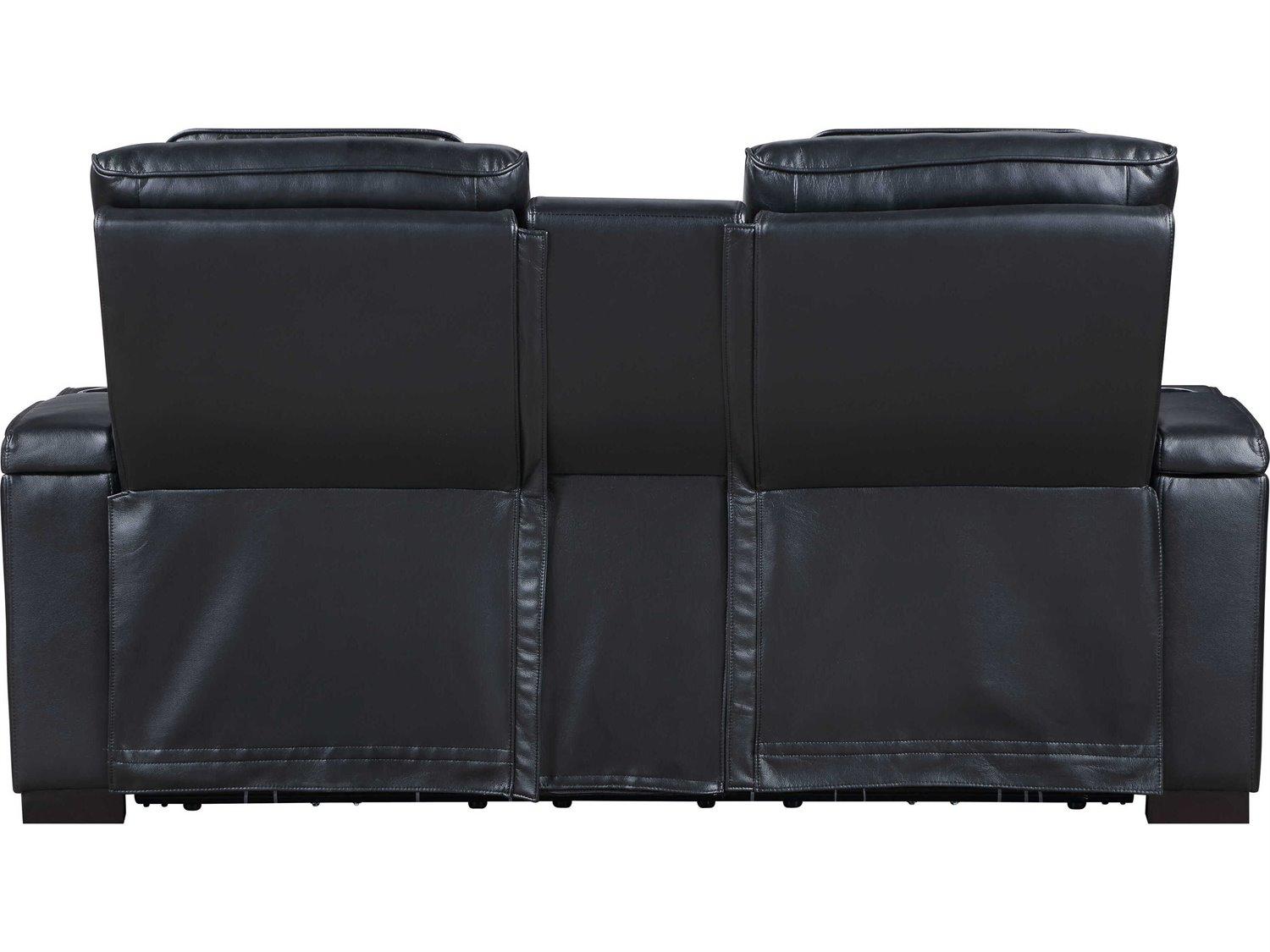 Acme Furniture Ephron Black Leather Air Sofa