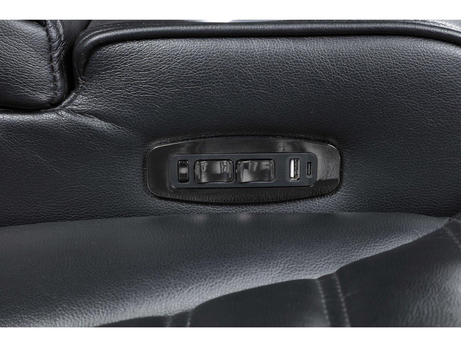 Acme Furniture Ephron Black Leather Air Recliner