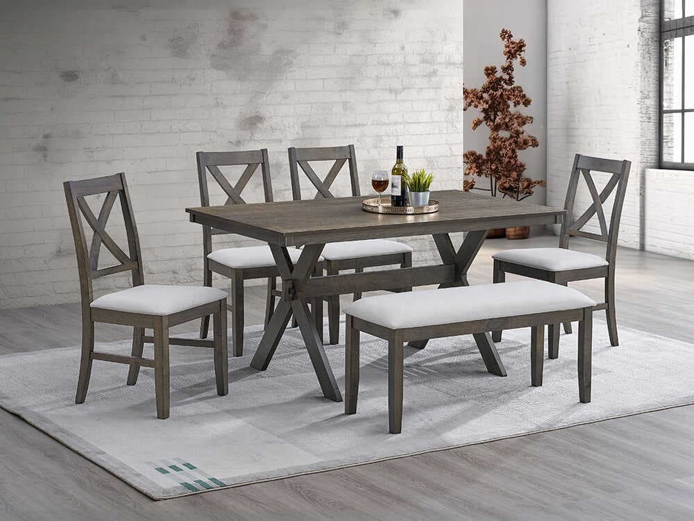 Acme Furniture Marit Rubberwood Dining Room Set