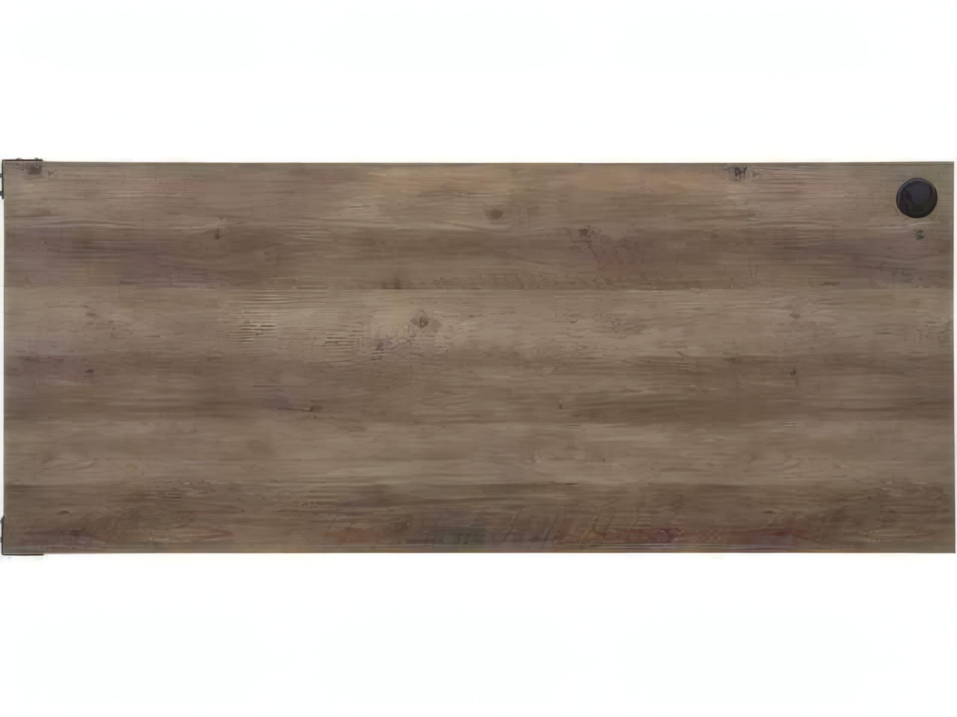 Acme Furniture Zakwani Rustic Oak Black Brown L-Shaped Desk