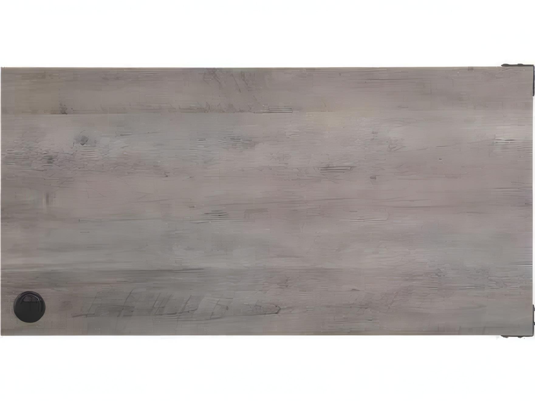 Acme Furniture Zakwani Gray Oak Black L-Shaped Desk