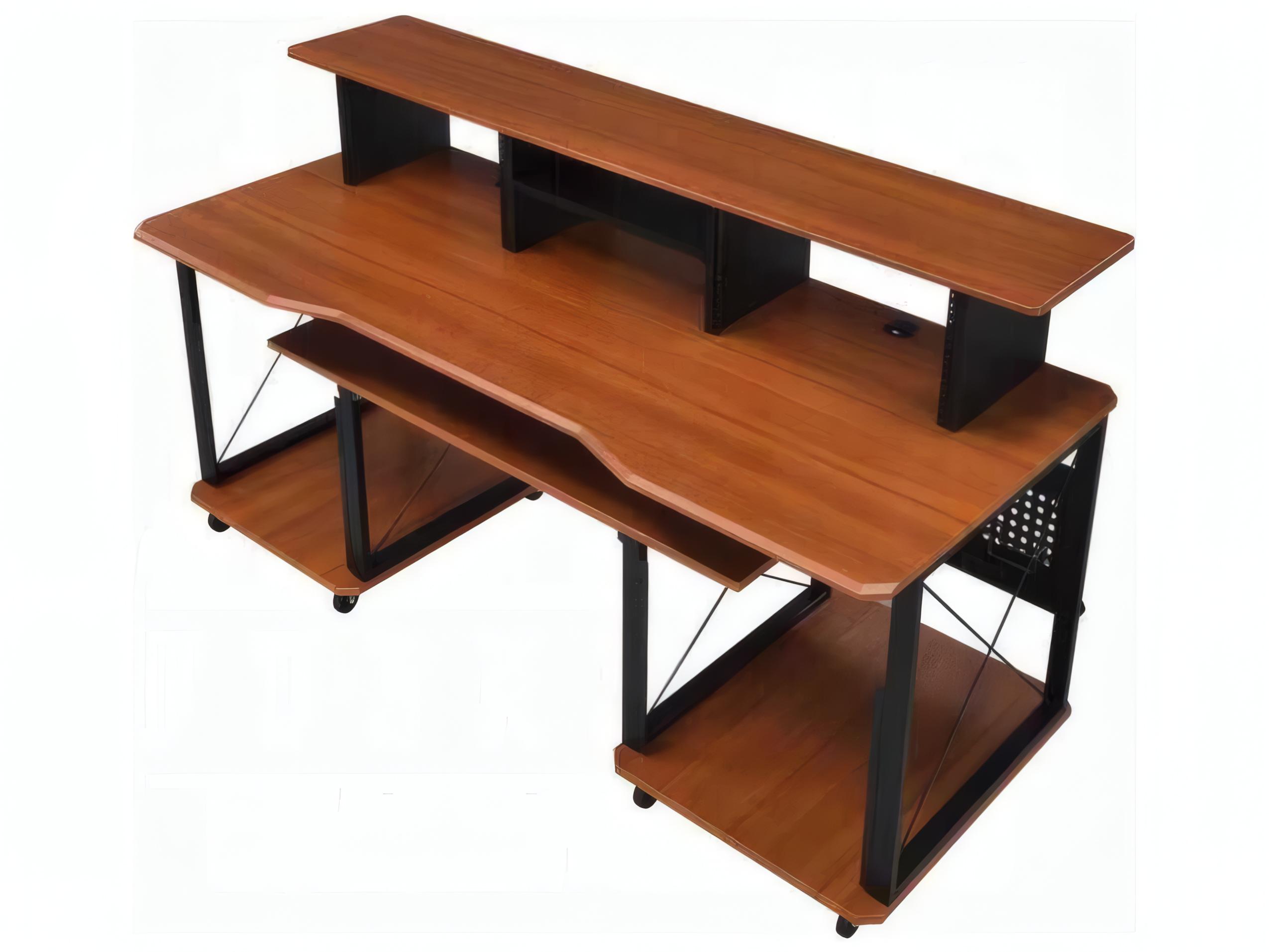 Acme Furniture Megara Cherry Black Brown Computer Desk