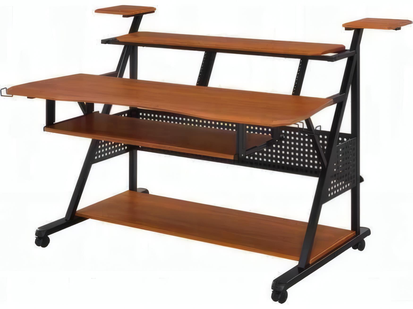 Acme Furniture Willow Cherry Black Computer Desk