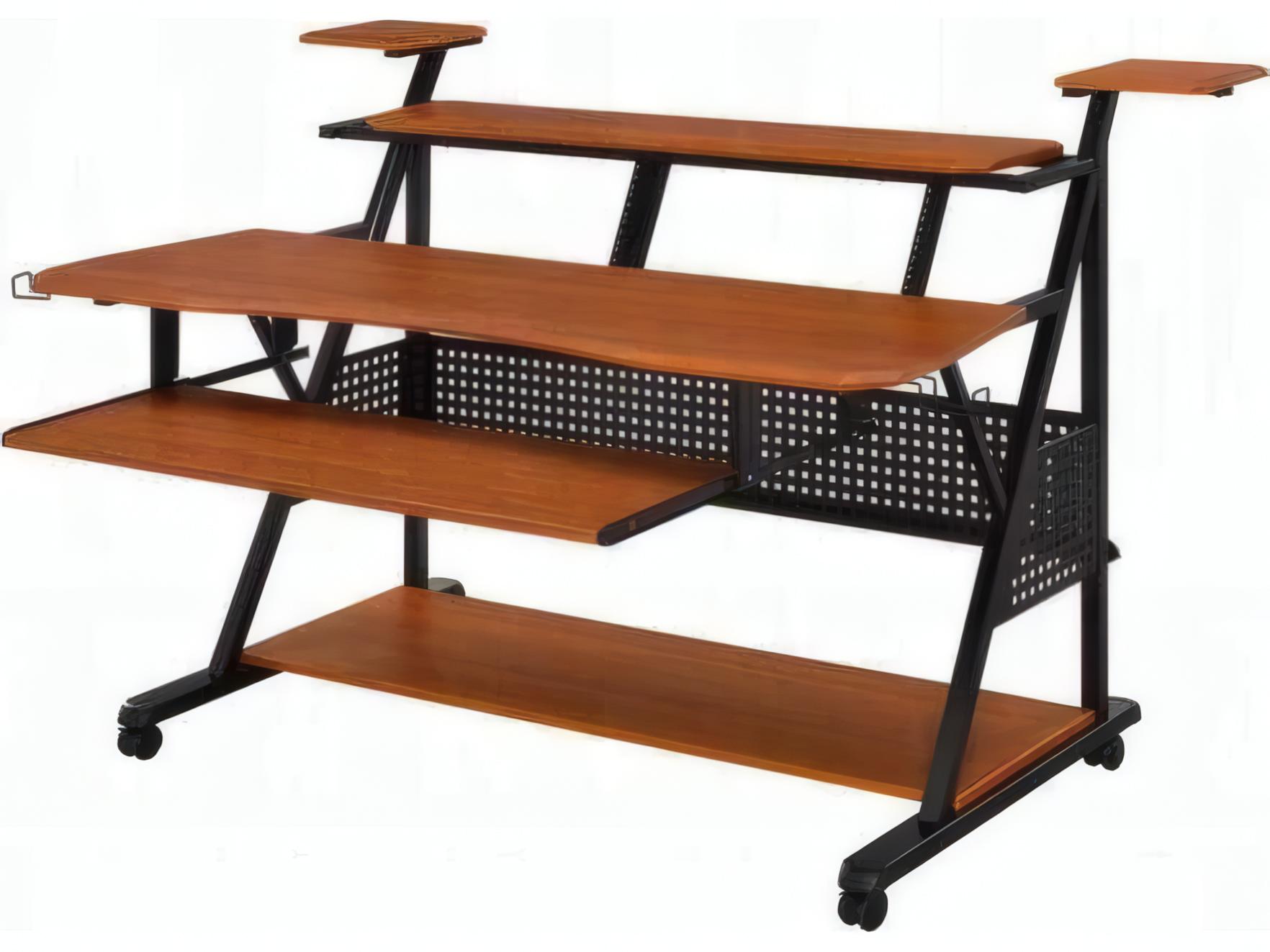 Acme Furniture Willow Cherry Black Computer Desk