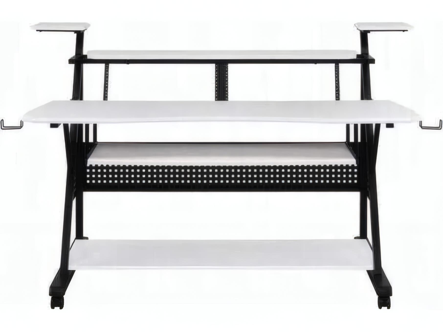 Acme Furniture Willow White Black Computer Desk