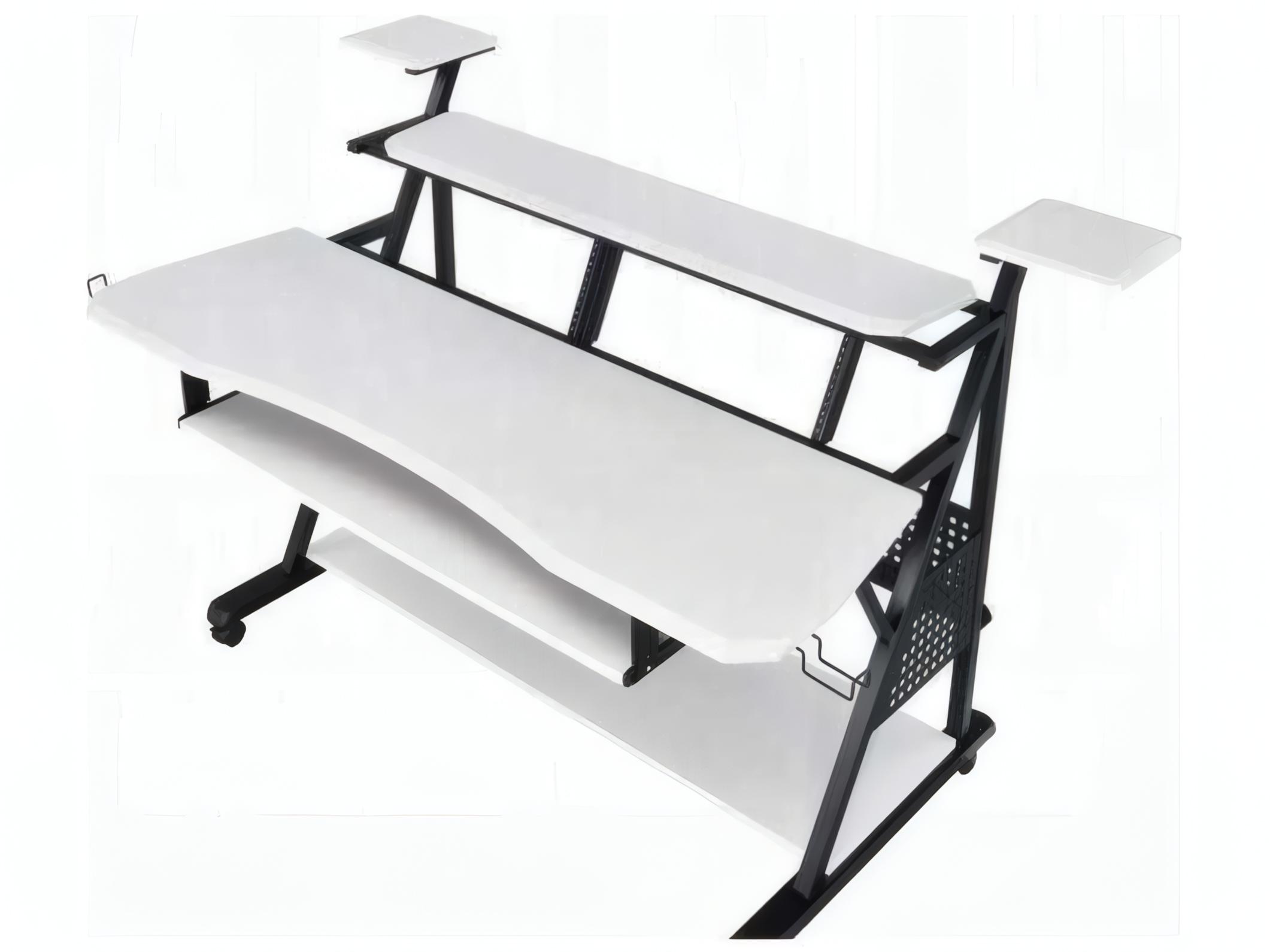 Acme Furniture Willow White Black Computer Desk