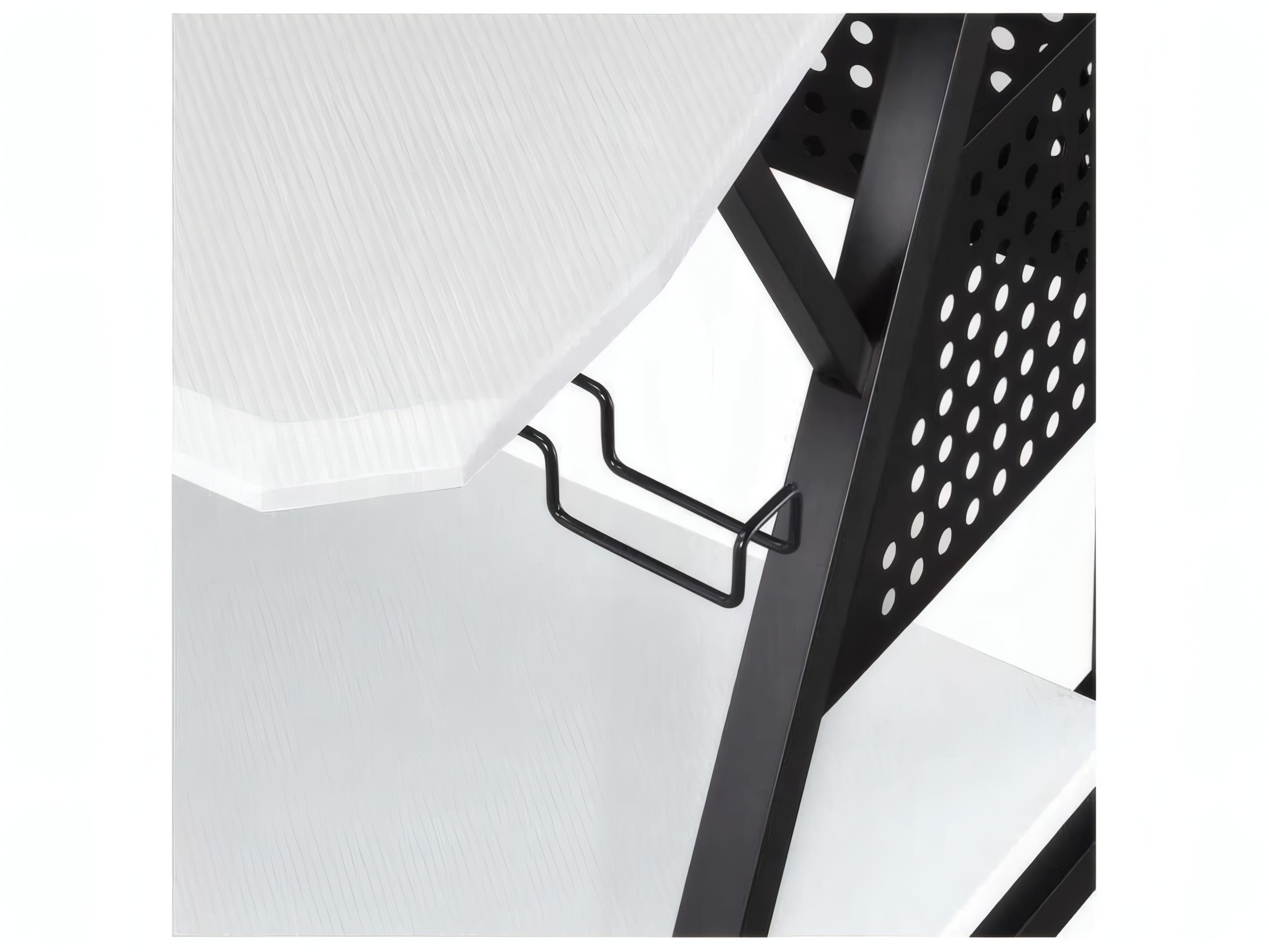 Acme Furniture Willow White Black Computer Desk