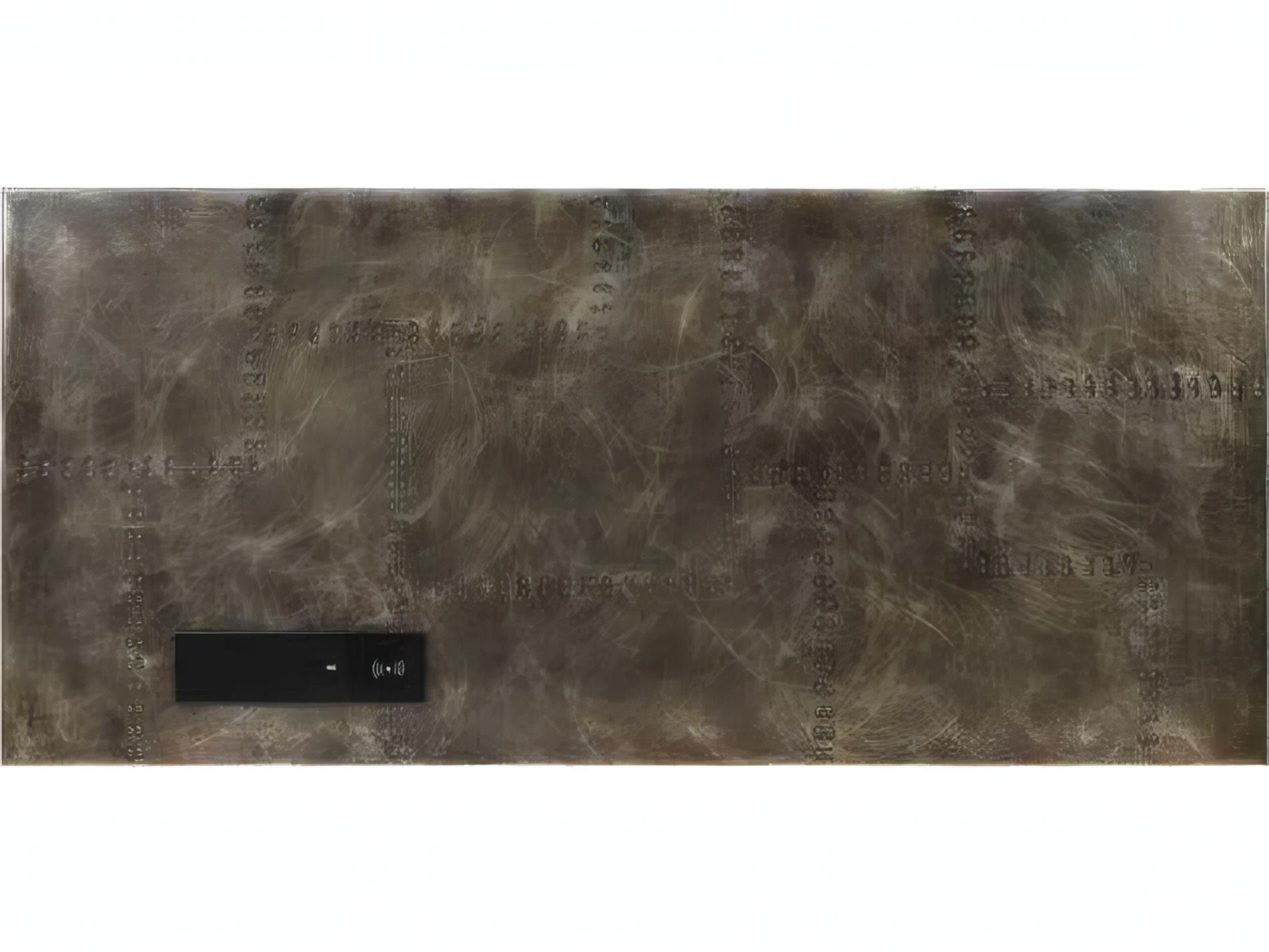 Acme Furniture Brancaster Bronze Aluminum Plywood Executive Desk