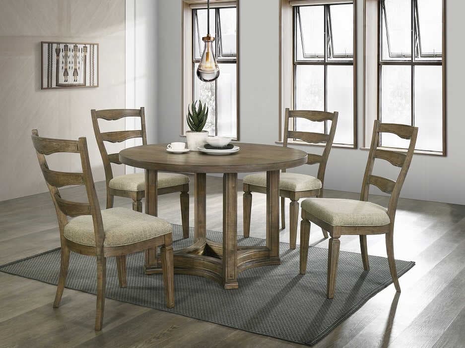 Acme Furniture Parfield Rubberwood Dining Room Set