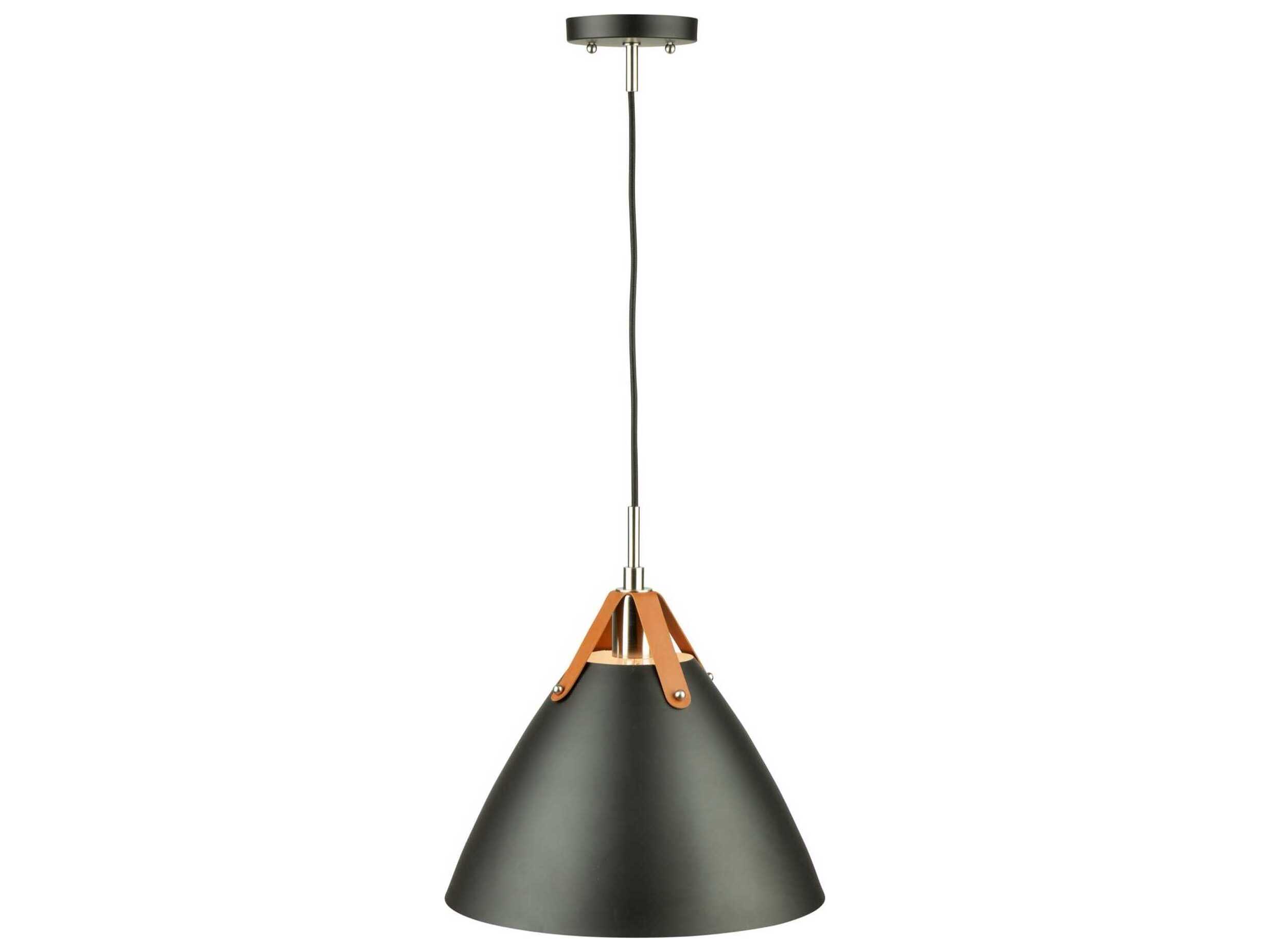 Artcraft Tote 1-Light Black Pendant