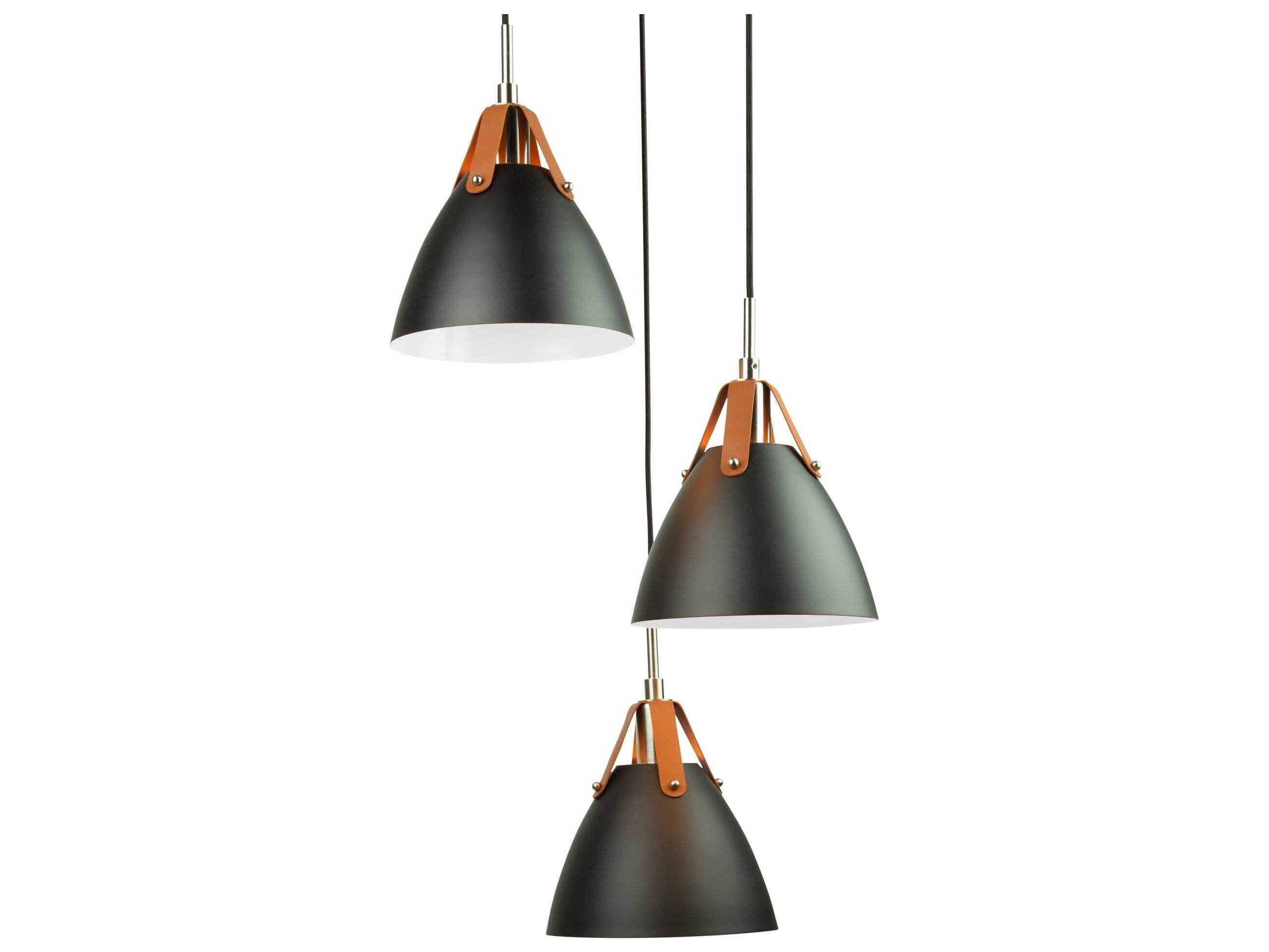 Artcraft Tote 3-Light Black Pendant