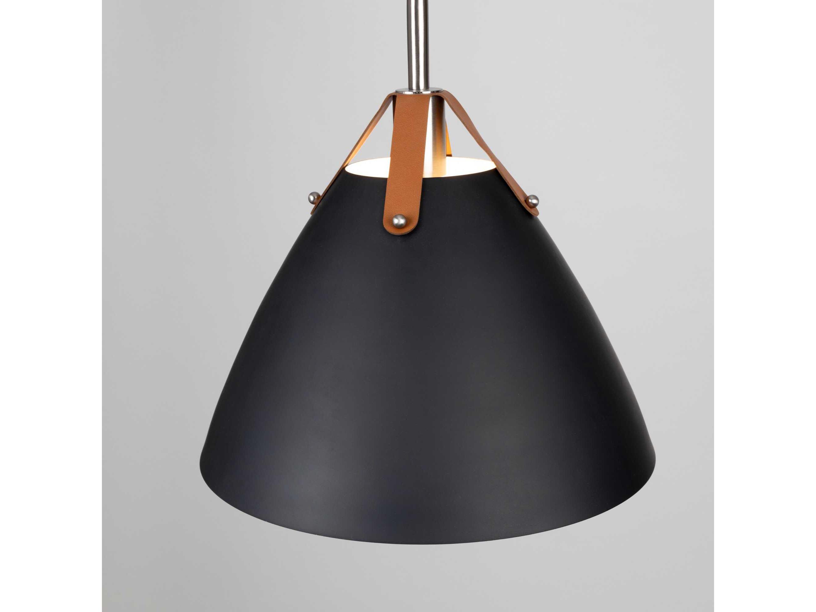 Artcraft Tote Black Brass Iron Floor Lamp