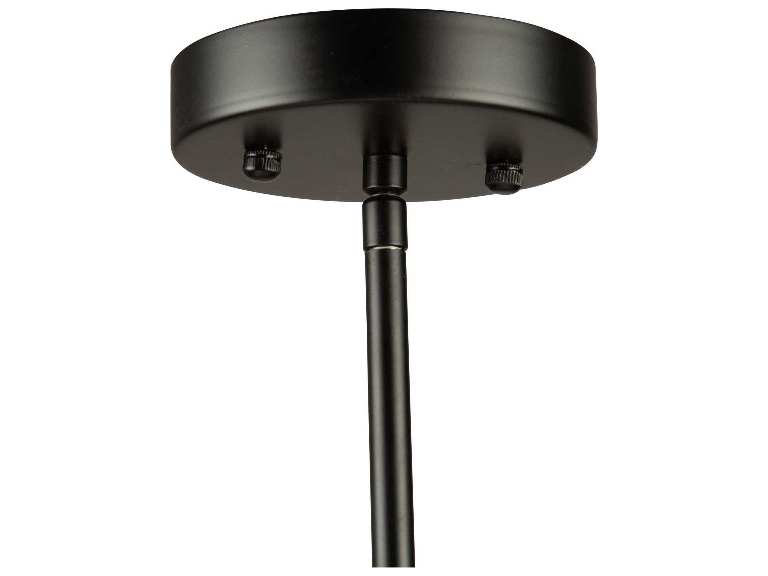 Artcraft Rhythm 3-Light Black Empire Chandelier