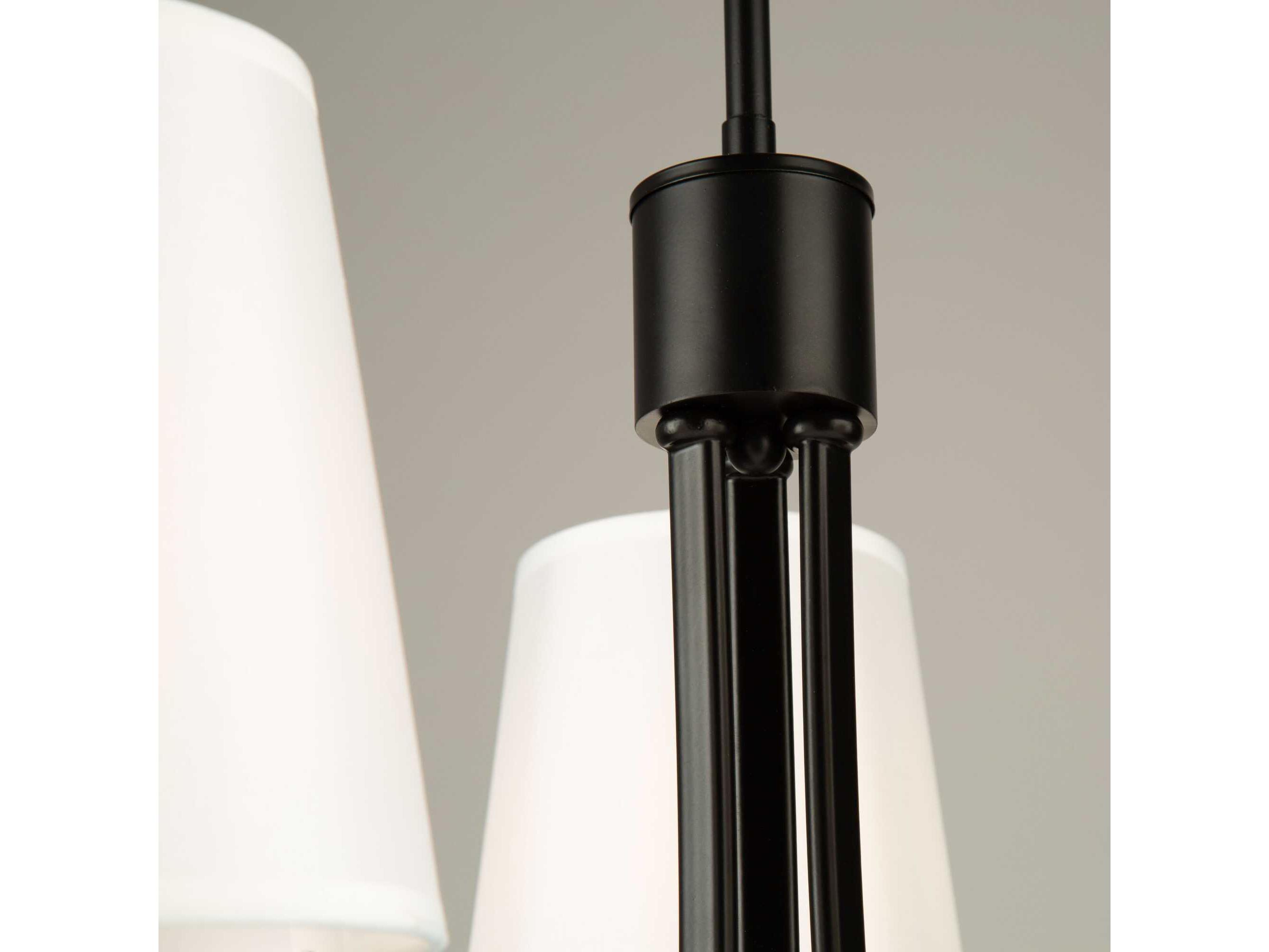 Artcraft Rhythm 3-Light Black Empire Chandelier