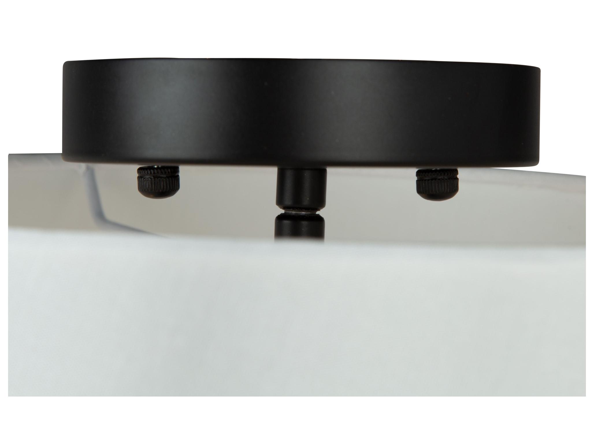 Artcraft Rhythm 3-Light Black Empire Semi Flush Mount