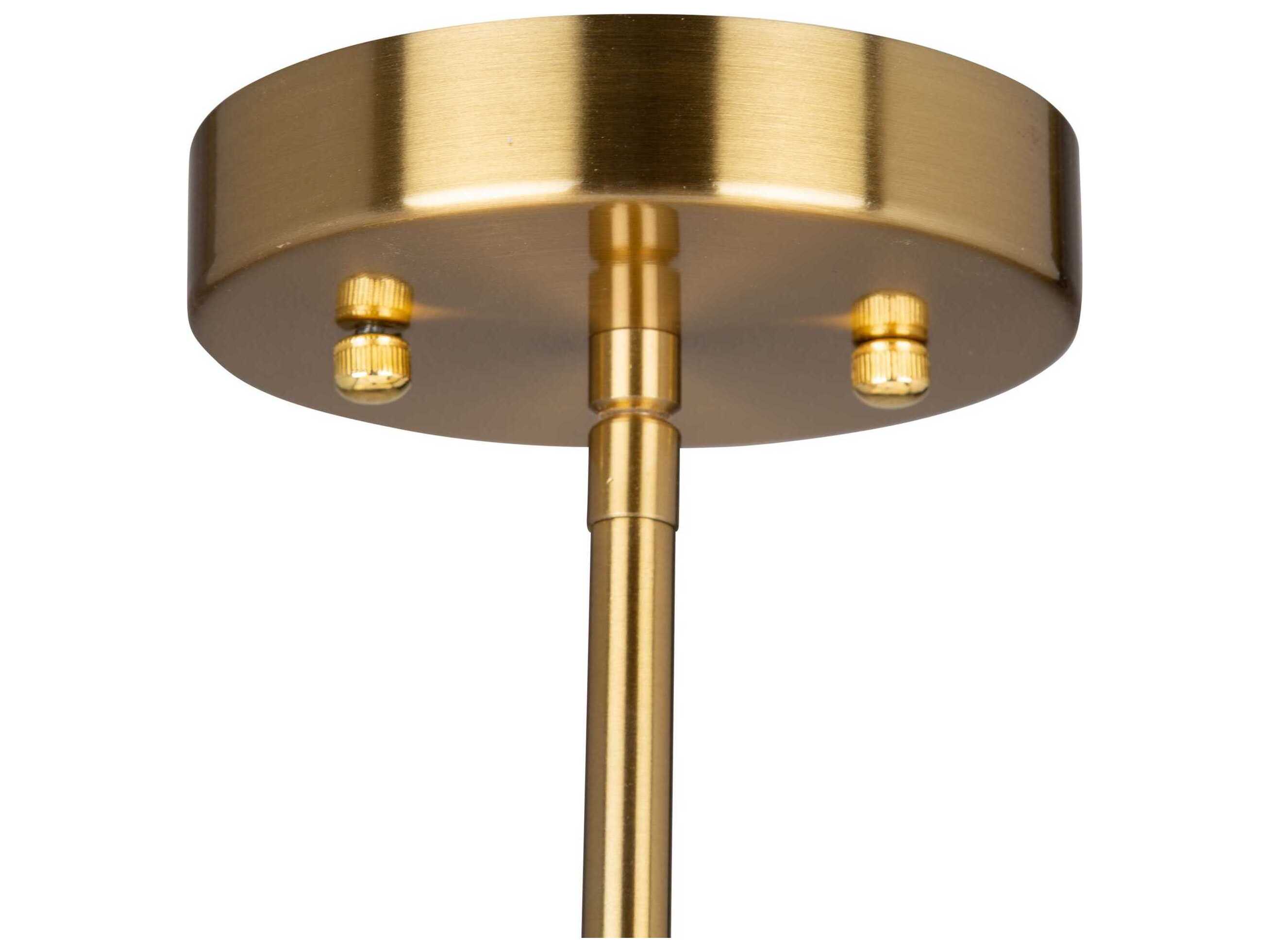 Artcraft Rhythm 5-Light Brushed Gold Empire Chandelier