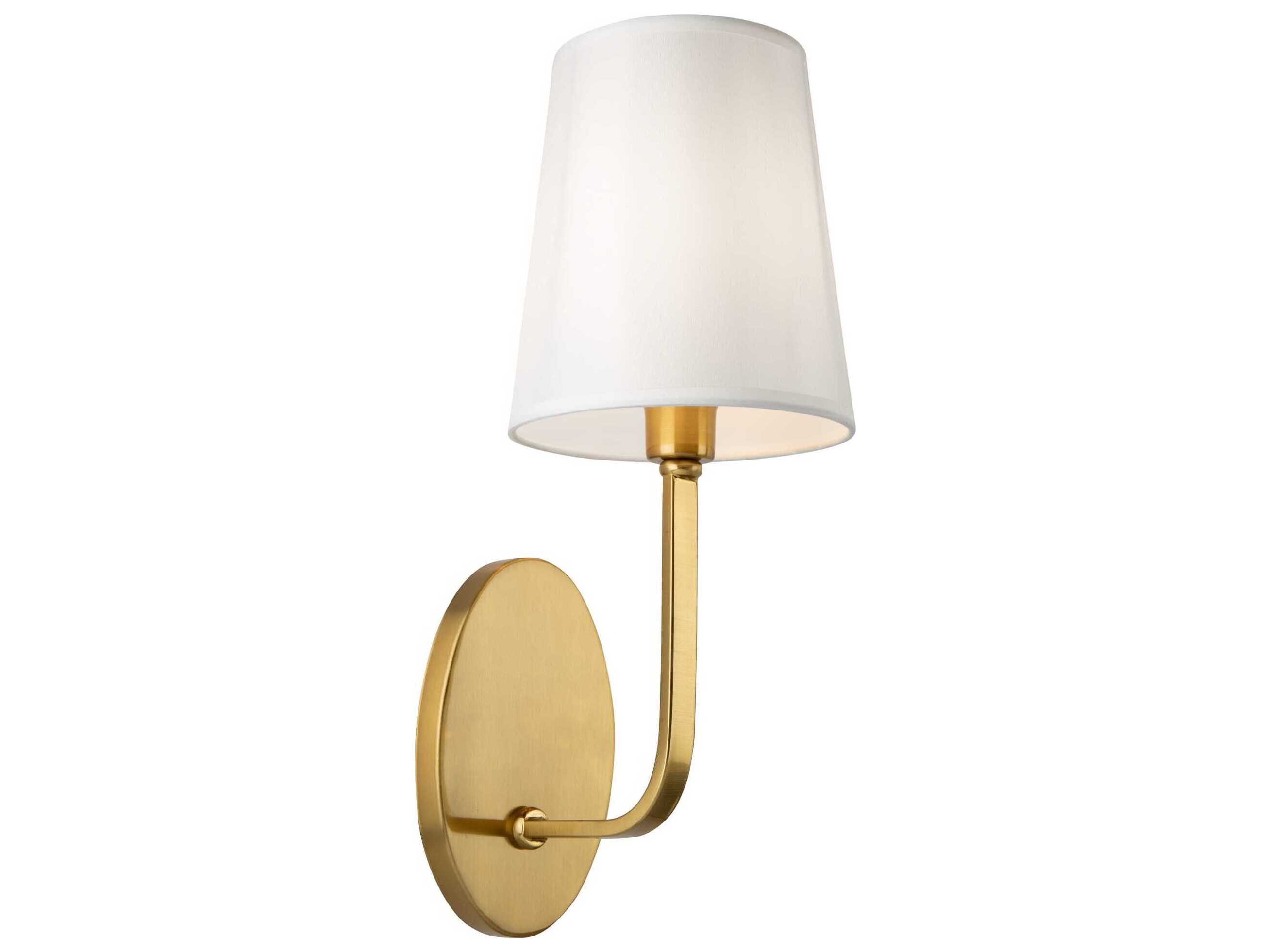 Artcraft Rhythm 1-Light Brushed Gold Wall Sconce