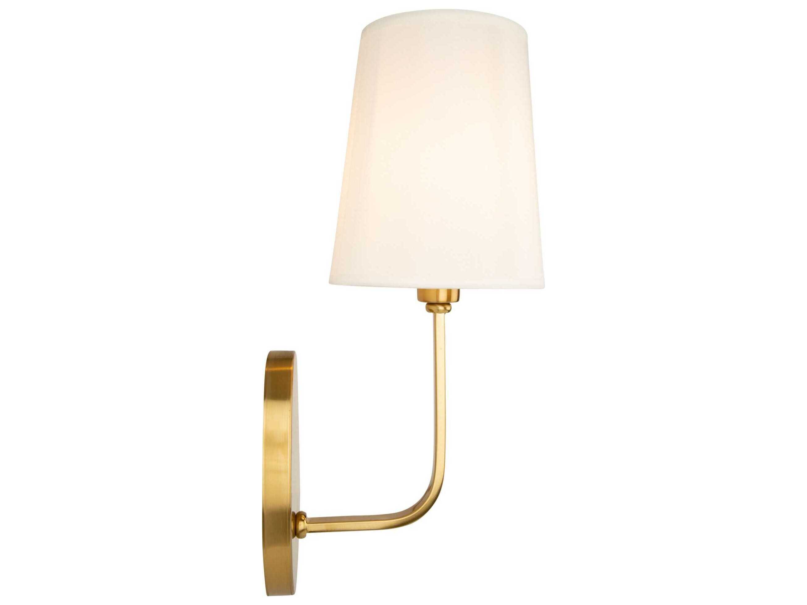 Artcraft Rhythm 1-Light Brushed Gold Wall Sconce