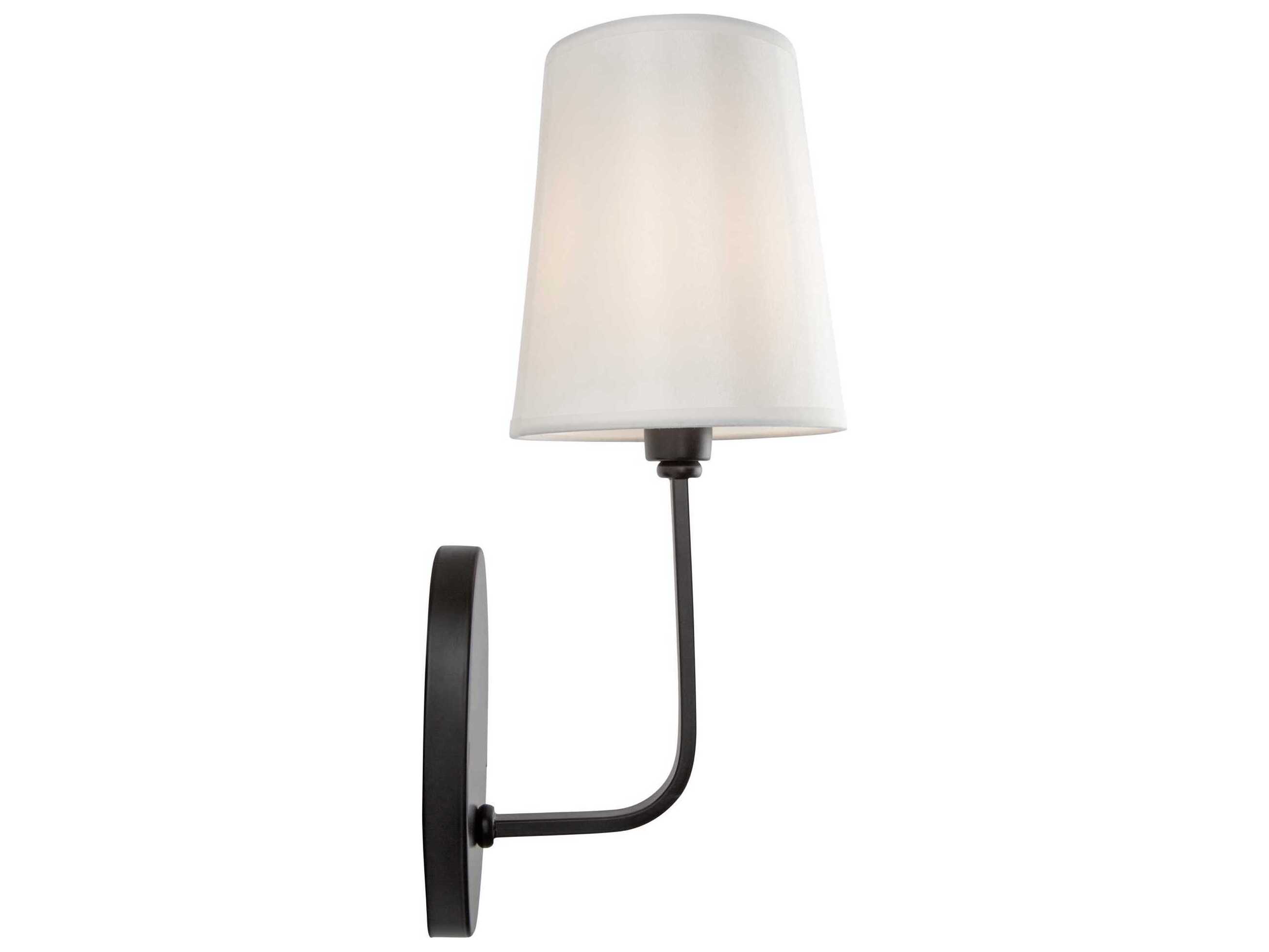 Artcraft Rhythm 1-Light Black Wall Sconce