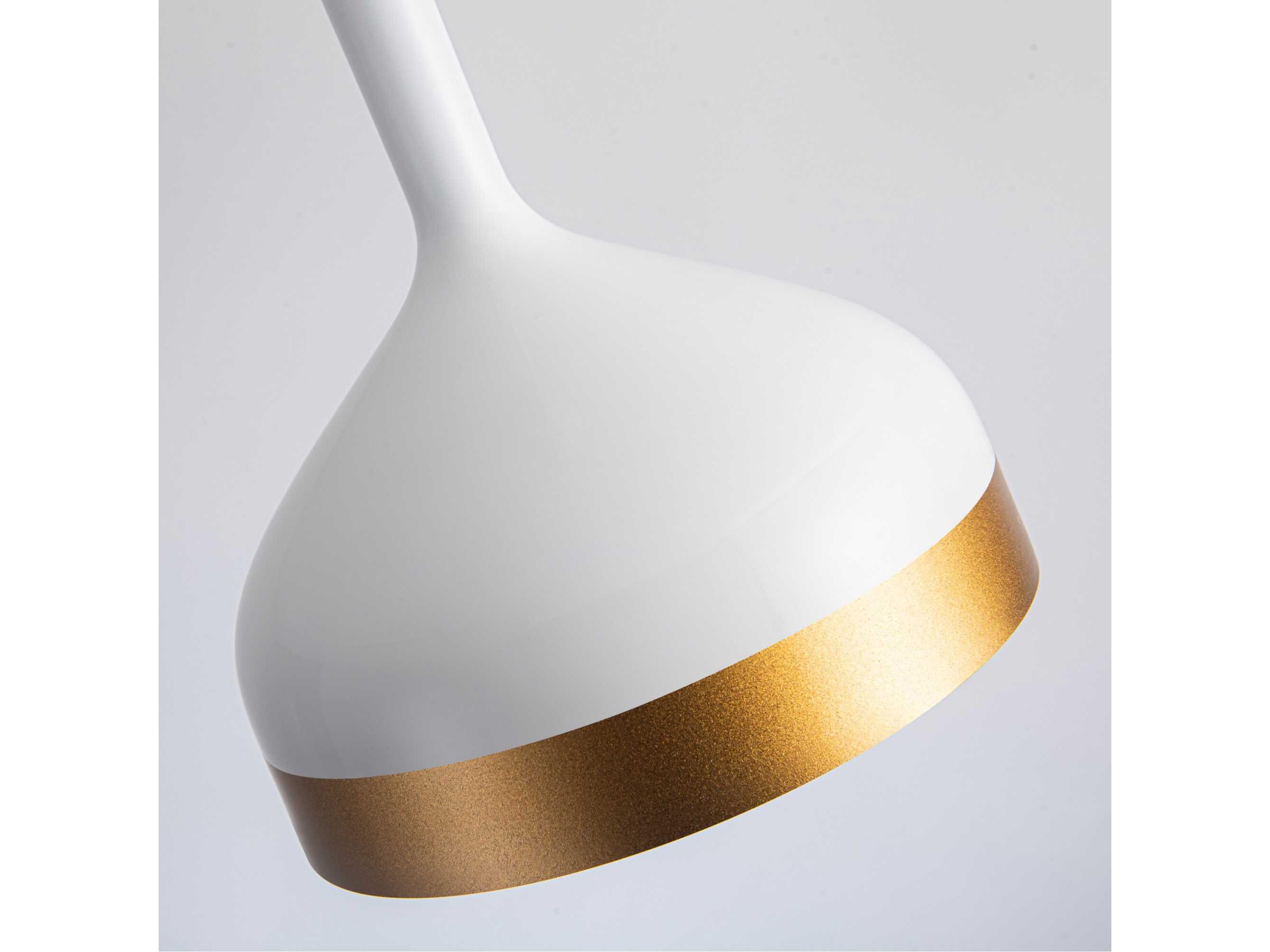 Artcraft Dash 1-Light White Gold Mini Pendant