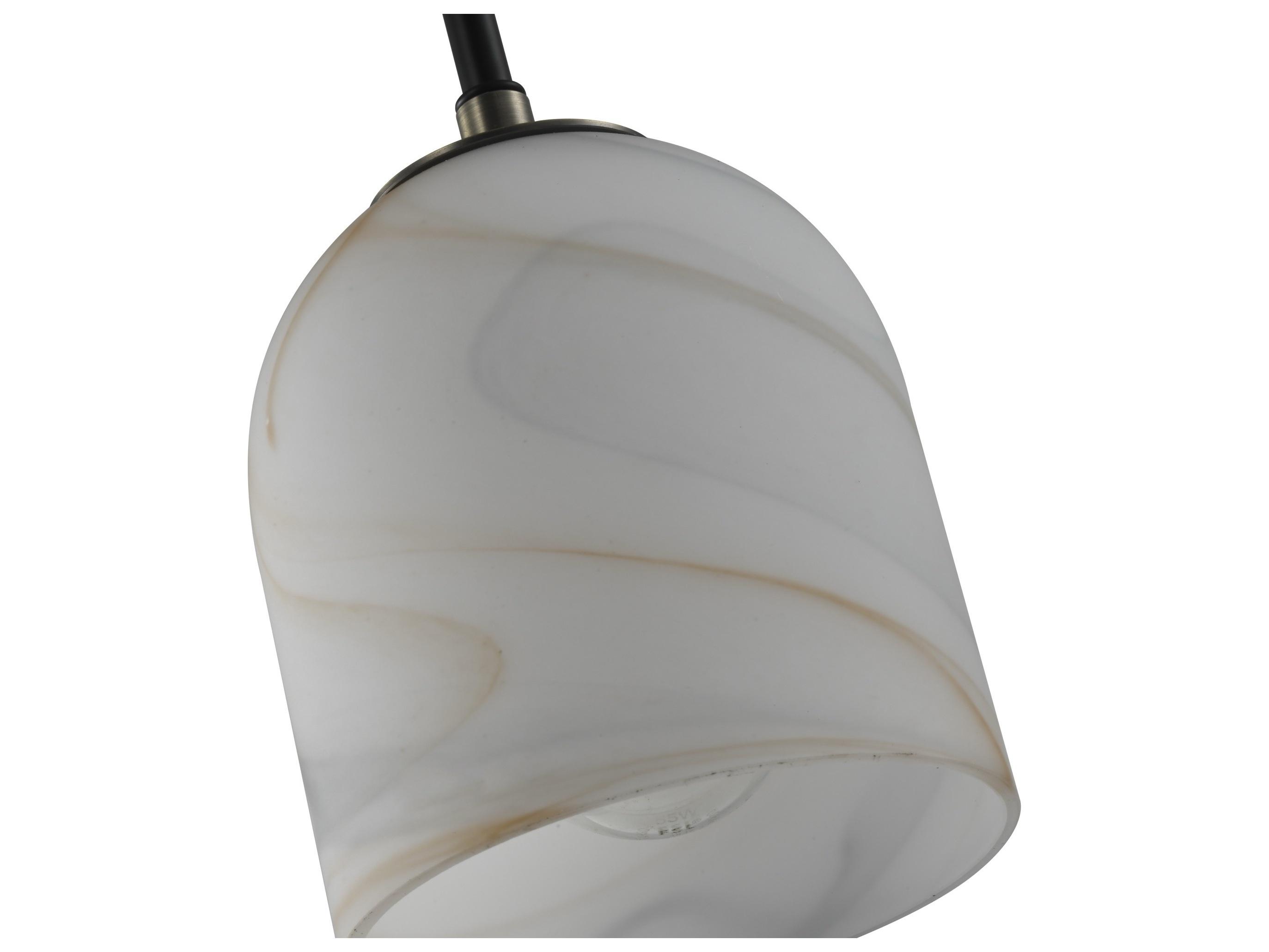 Artcraft Crema 1-Light Black Mini Pendant