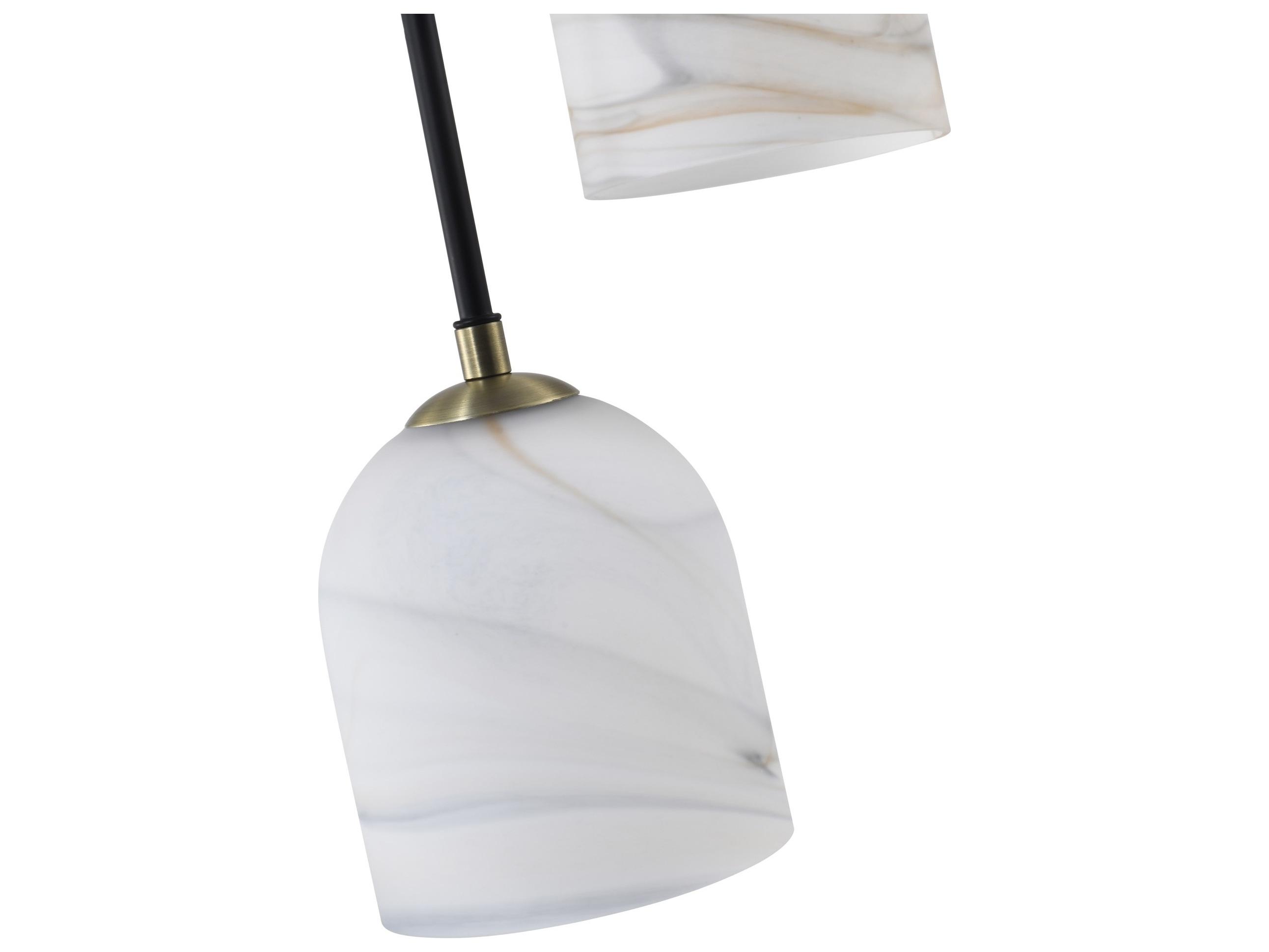 Artcraft Crema 8-Light Black Pendant