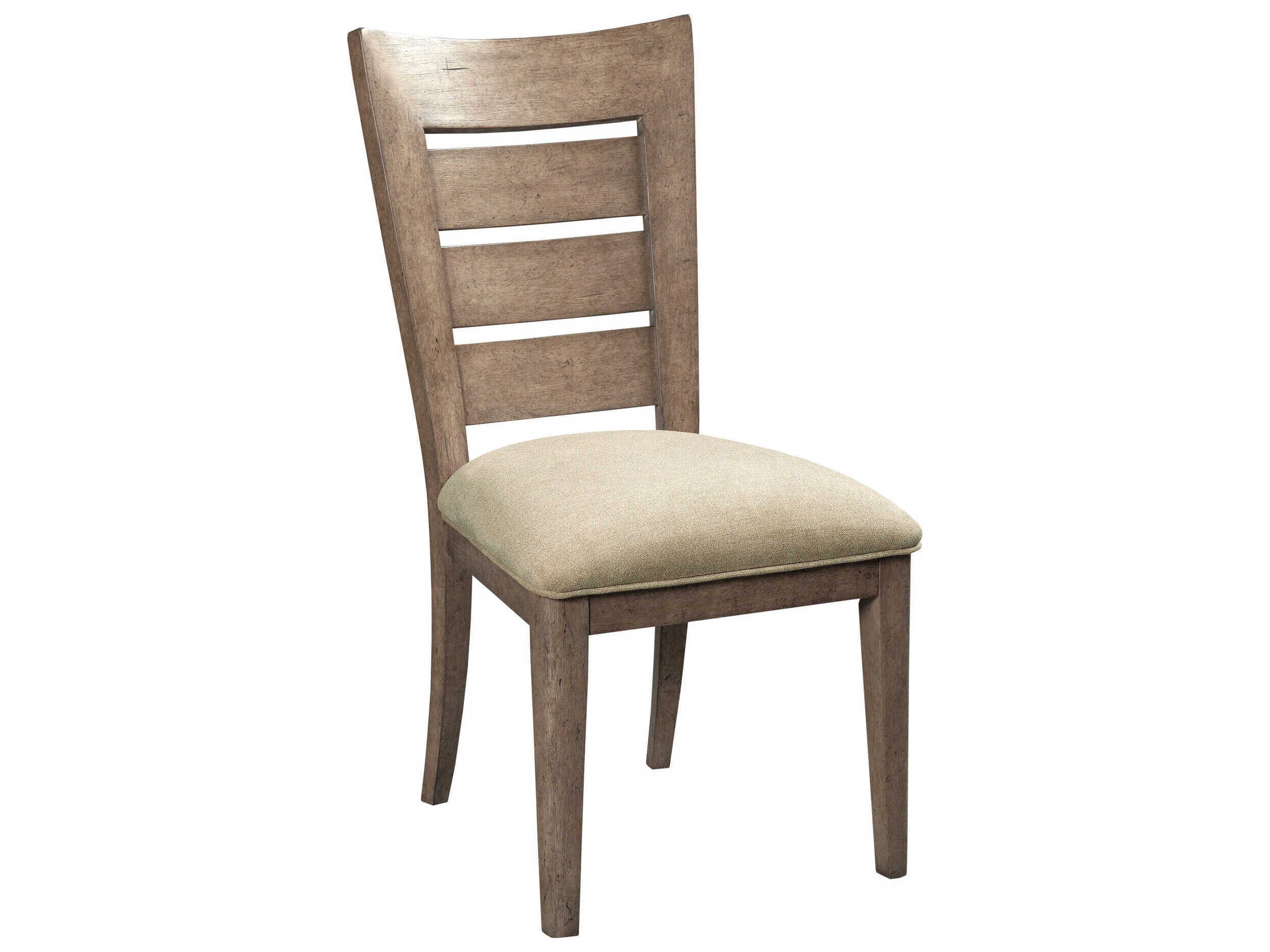 American Drew Skyline Hardwood Brown Upholstered Armless Dining Chair