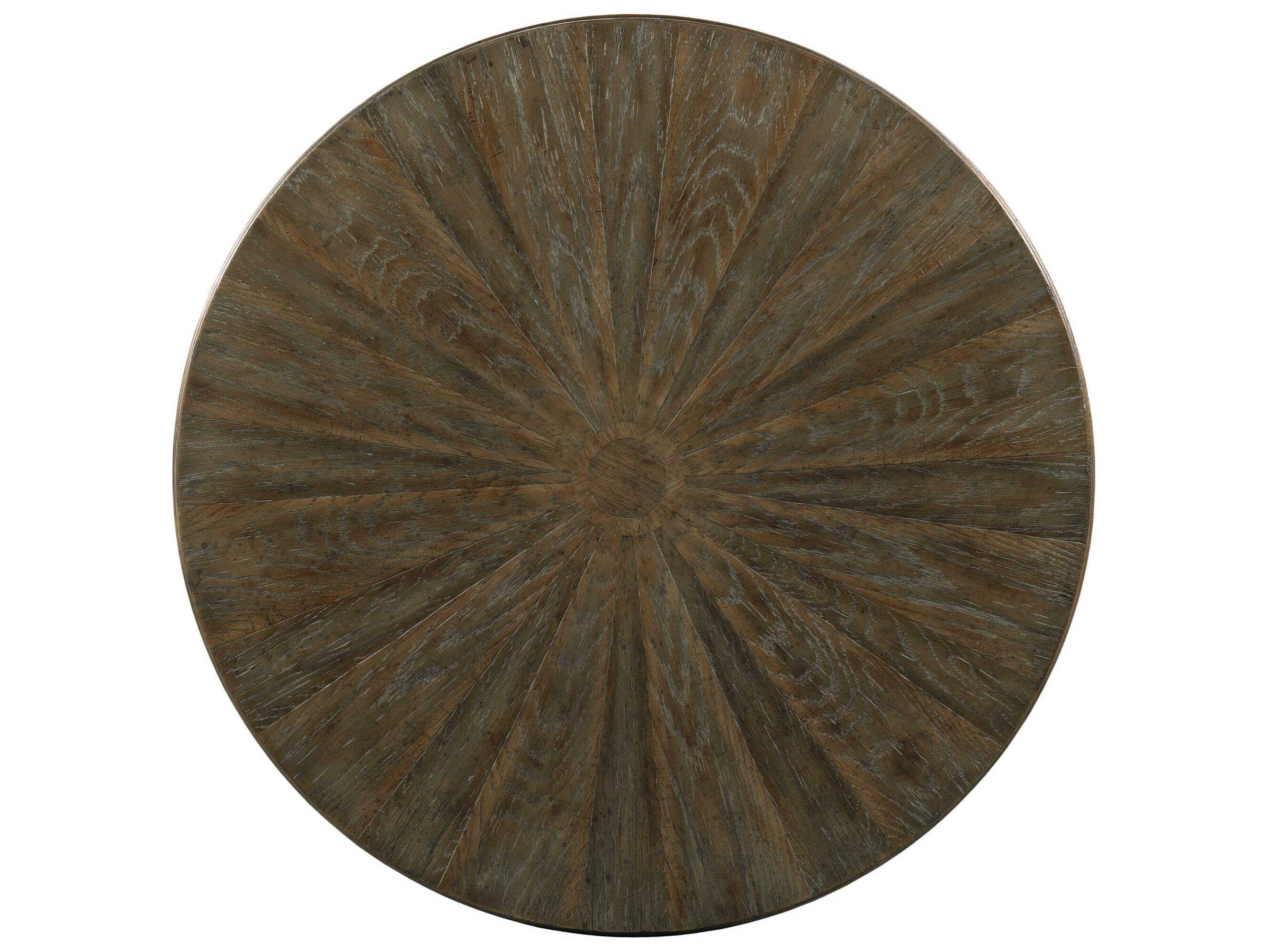 American Drew Emporium Sutter Round Wood Shadow Coffee Table