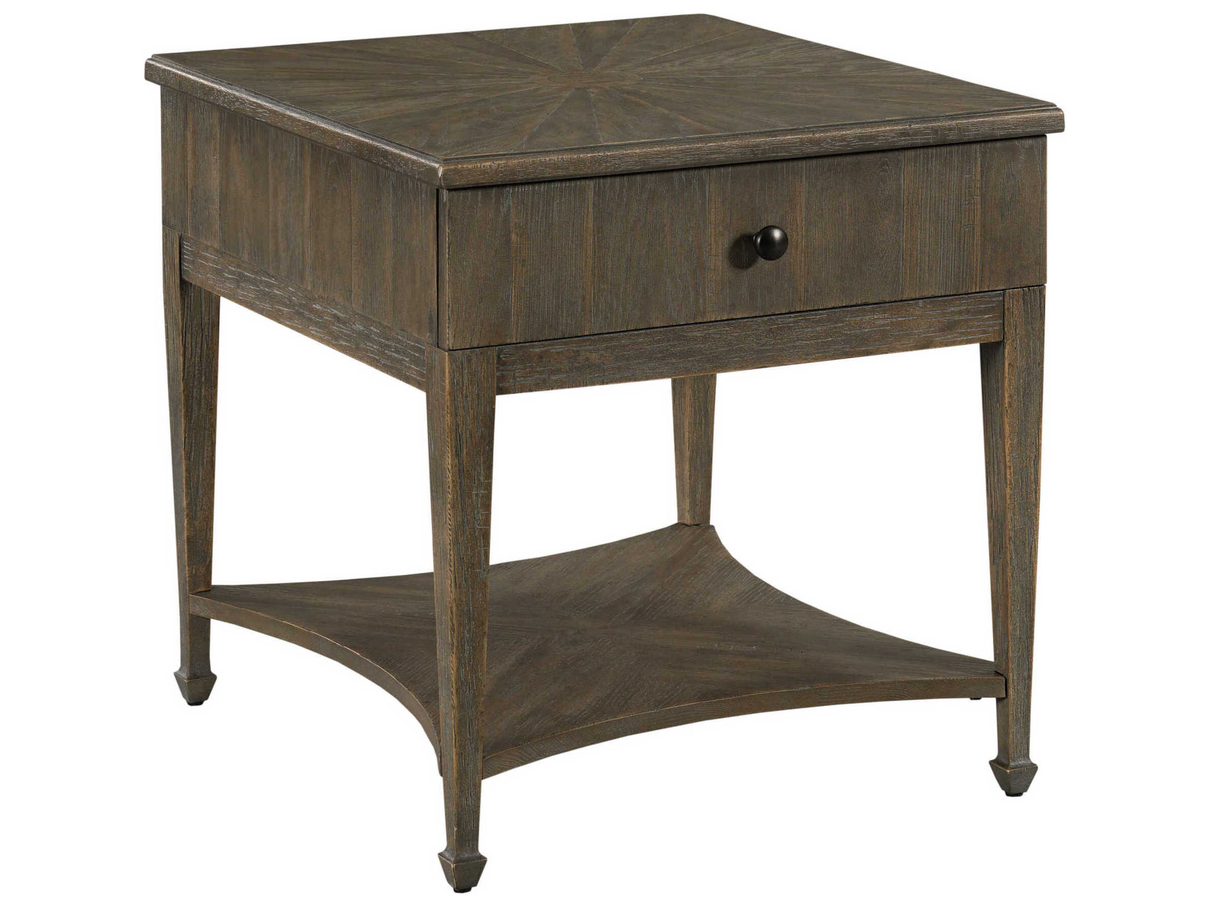 American Drew Emporium Carmine Rectangular Wood Shadow End Table
