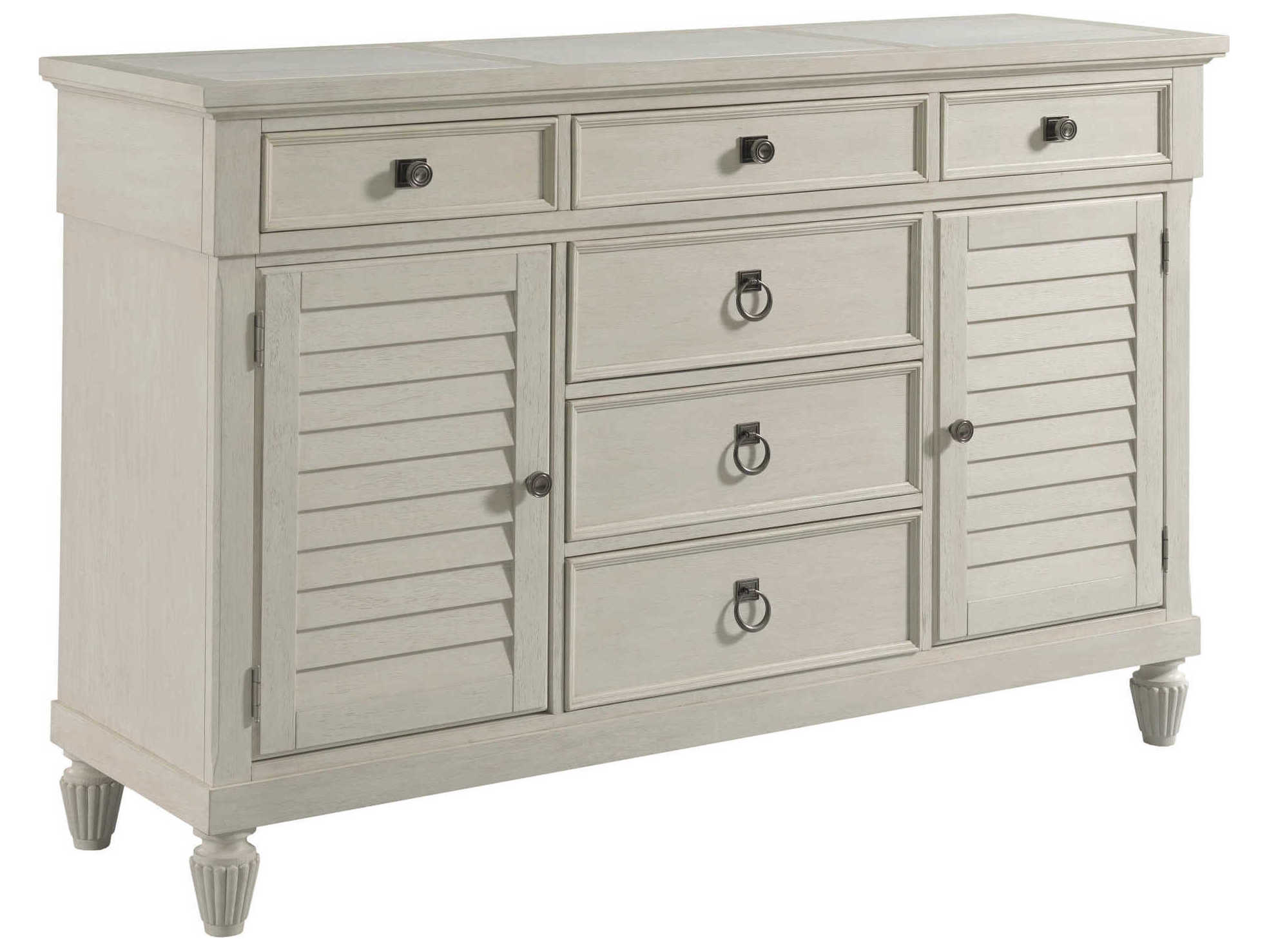 American Drew Grand Bay Provincetown 66" Hardwood Egret Sideboard