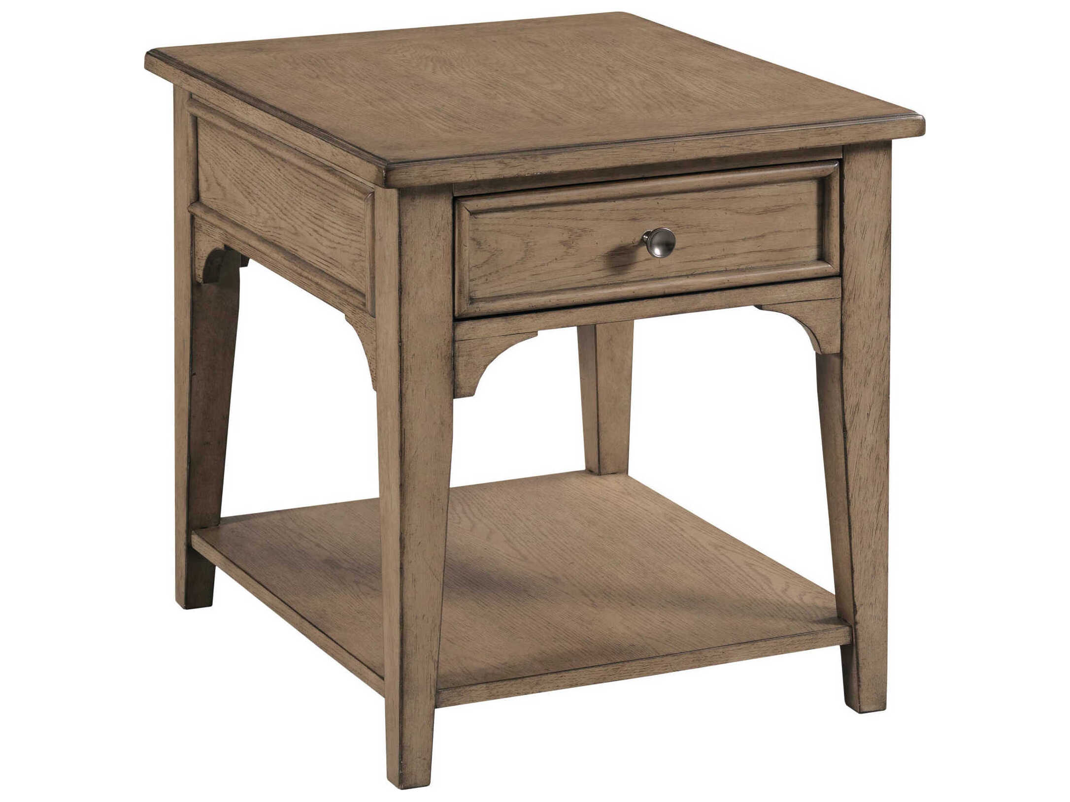 American Drew Carmine Beatrix Rectangular Wood Latte End Table