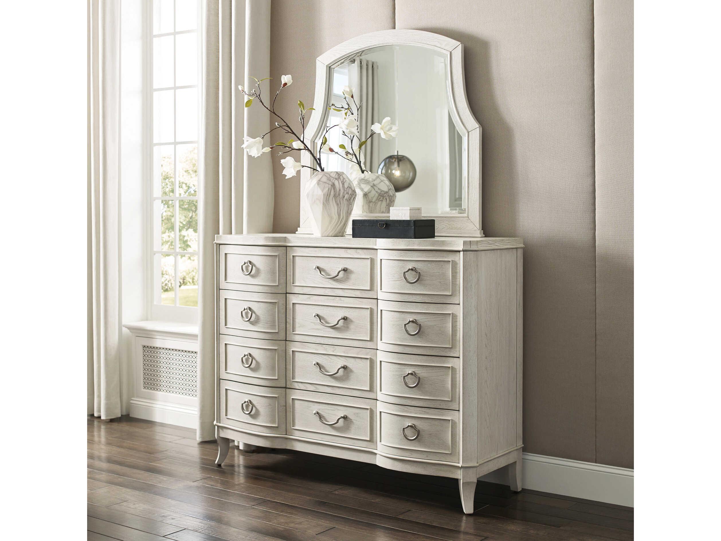 American Drew Harmony Angeline Eggshell Wall Mirror