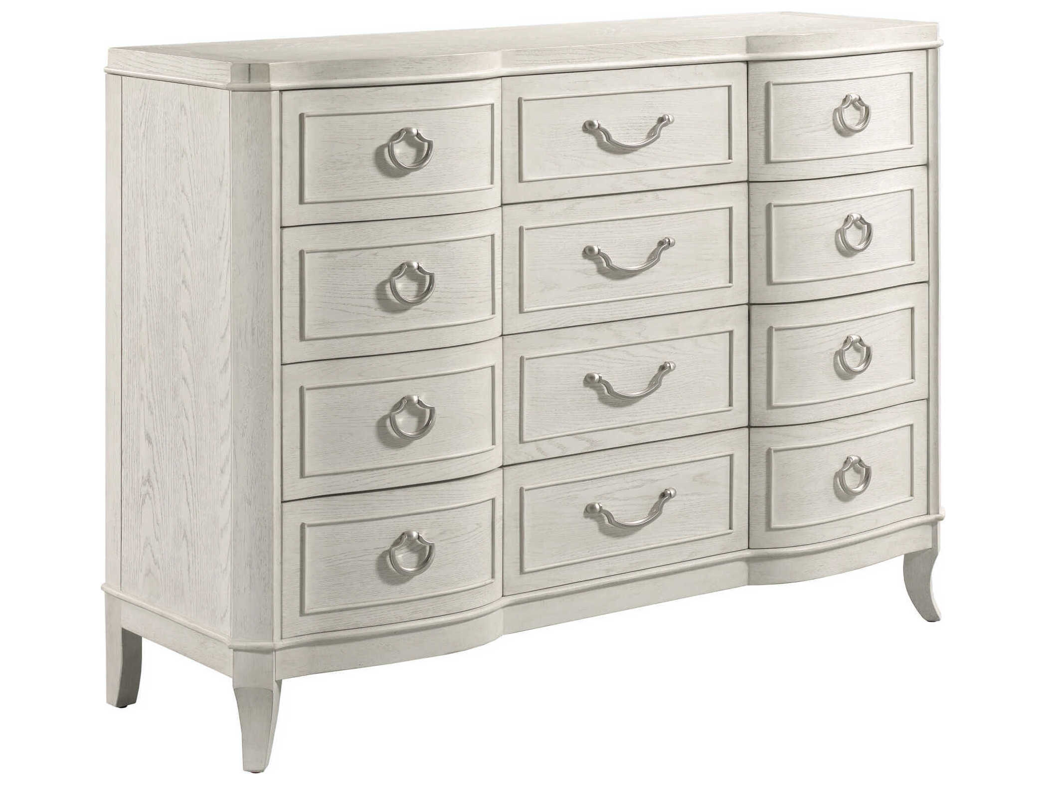 American Drew Harmony Emelie White Oak Wood Dresser