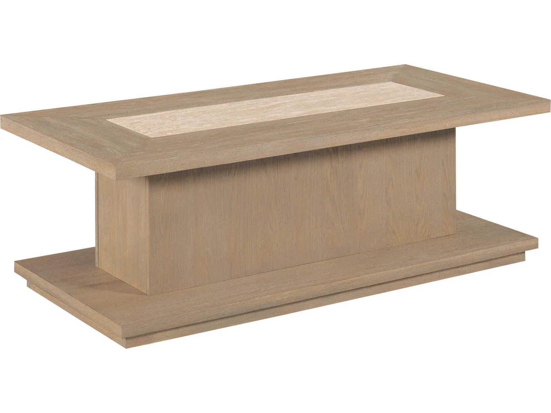 American Drew Windover Balance Rectangular Stone Coffee Table