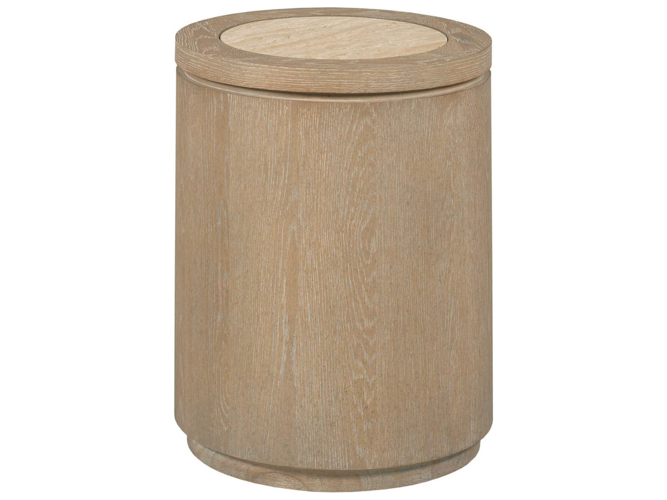 American Drew Windover Gatne Round Stone End Table
