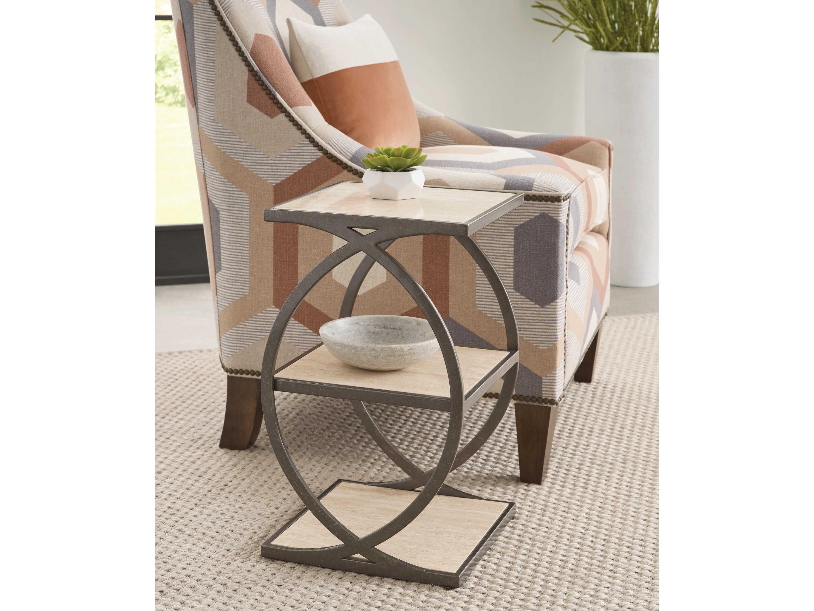 American Drew Windover Unison Square Wood End Table