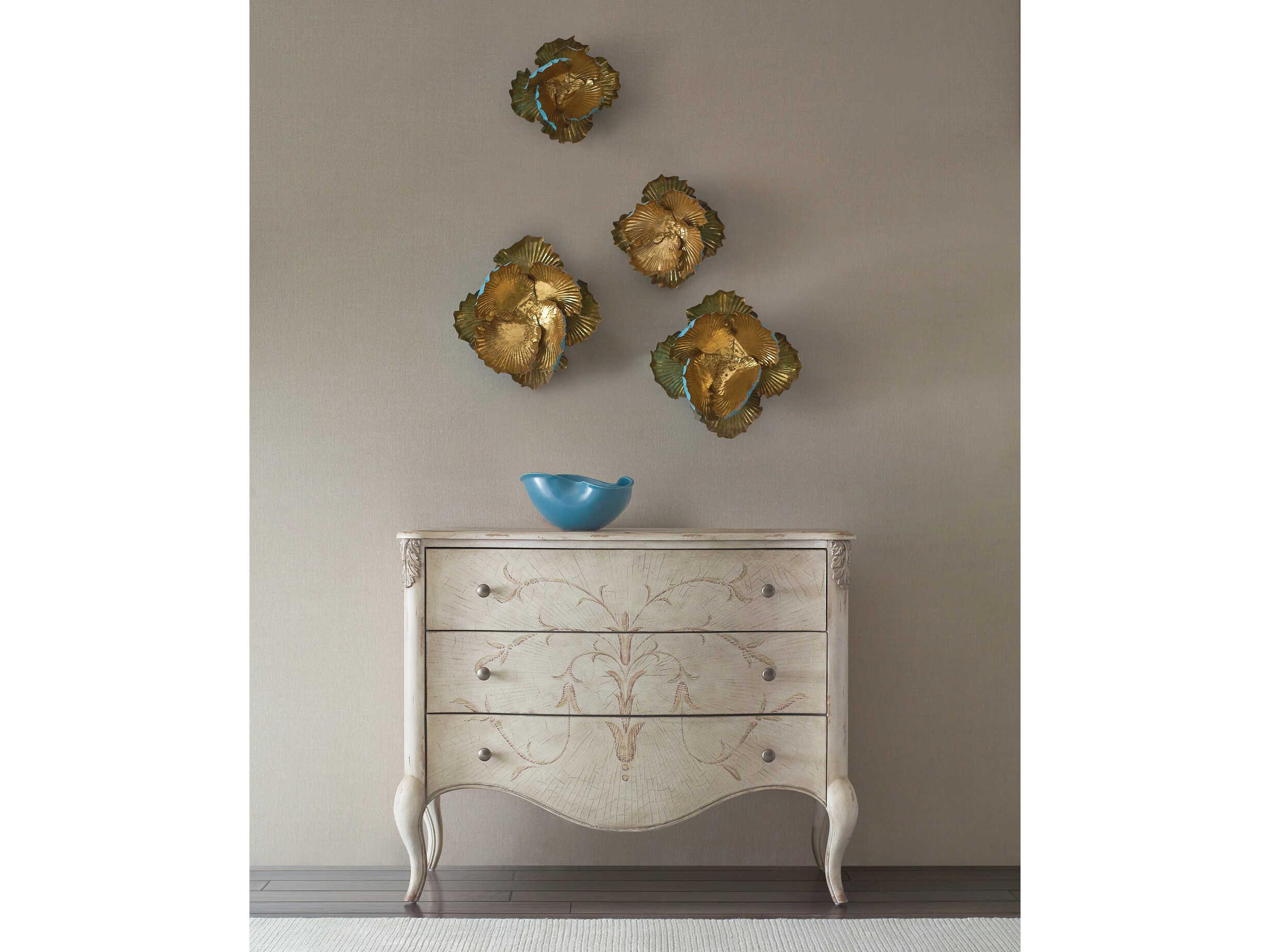 American Drew Cambric Marisca Creme Beige Hardwood Accent Chest