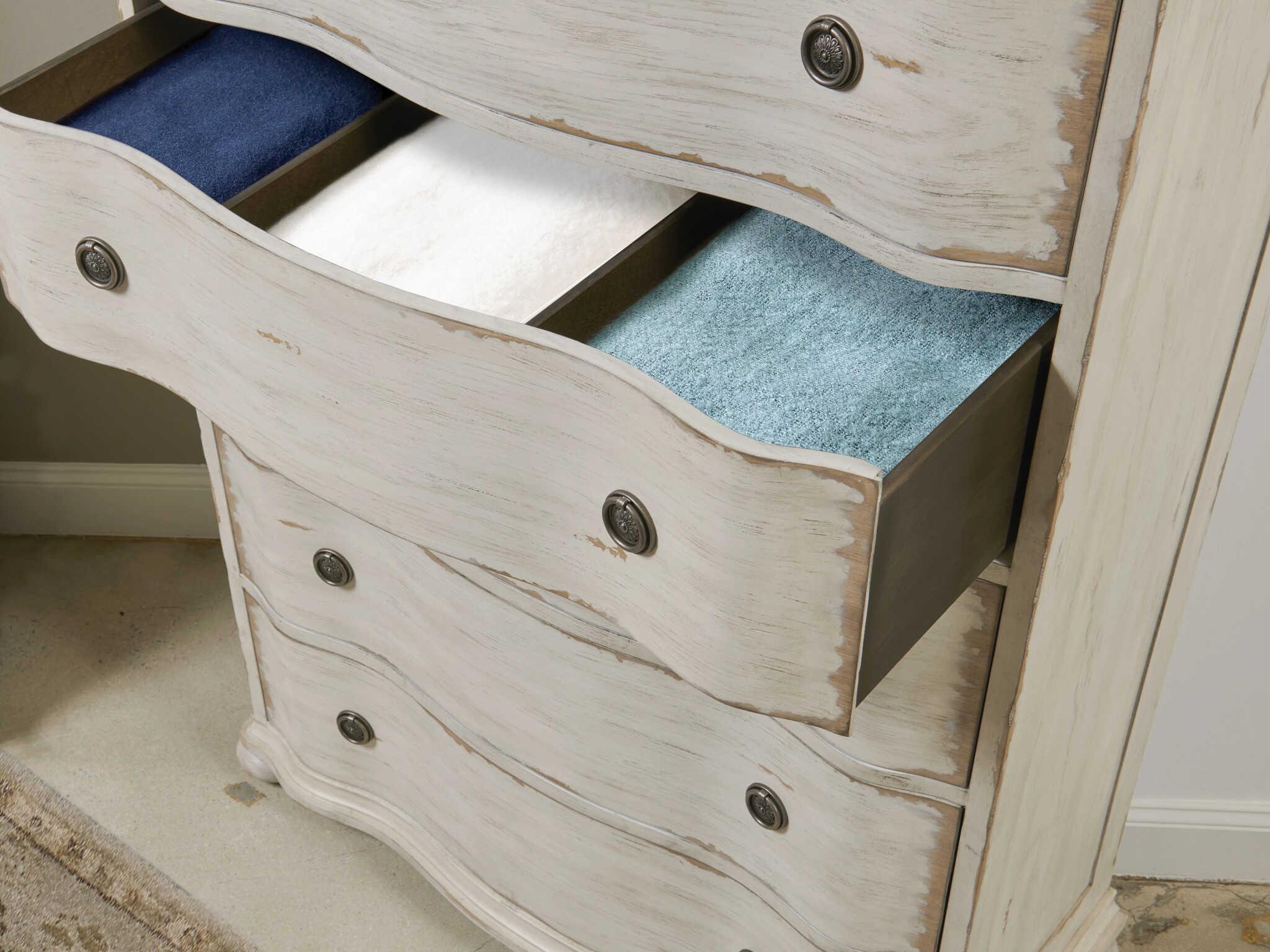 American Drew Cambric Helene Creme Beige Hardwood Accent Chest