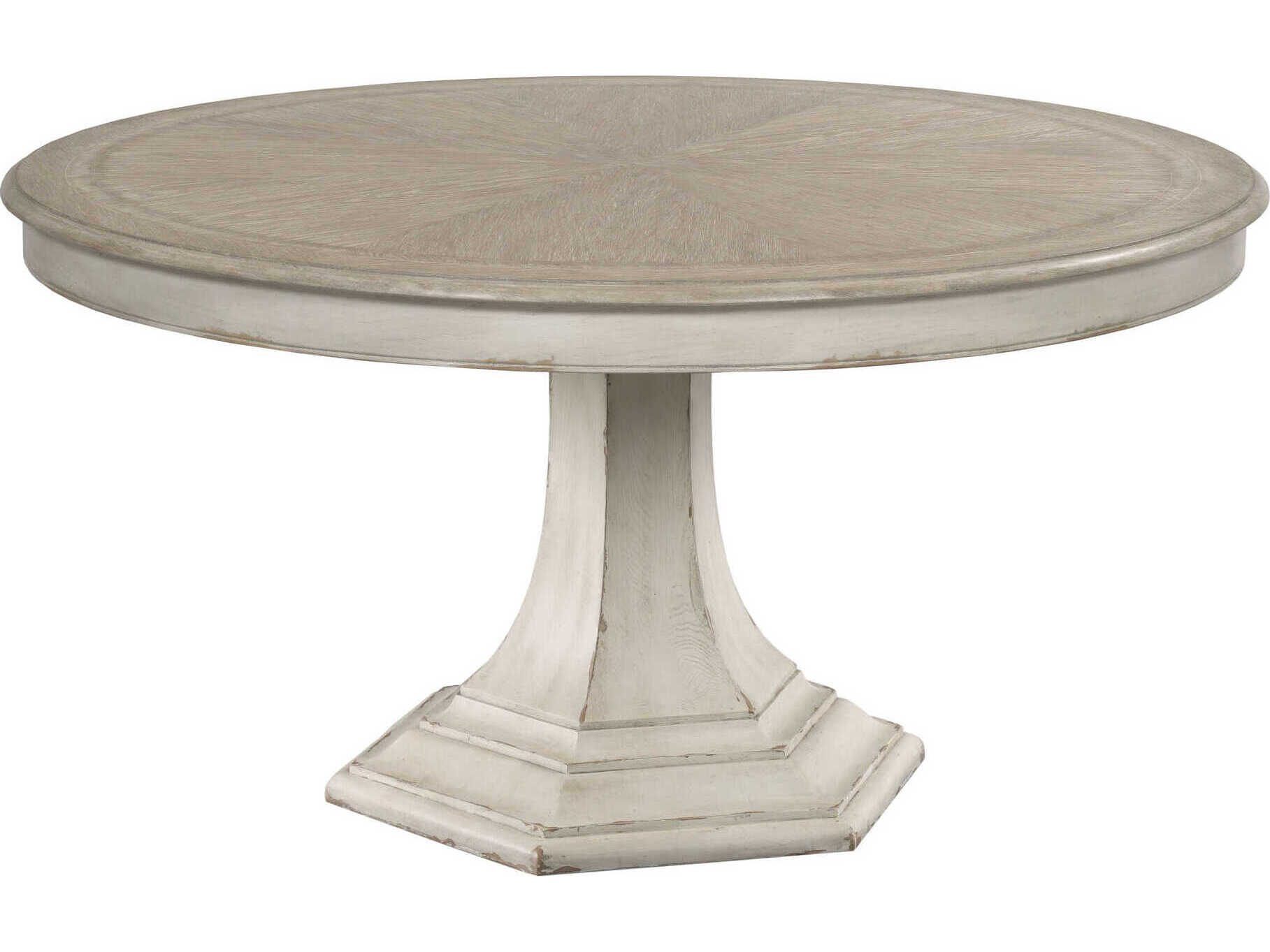 American Drew Cambric Civette Round Wood Breve Dining Table