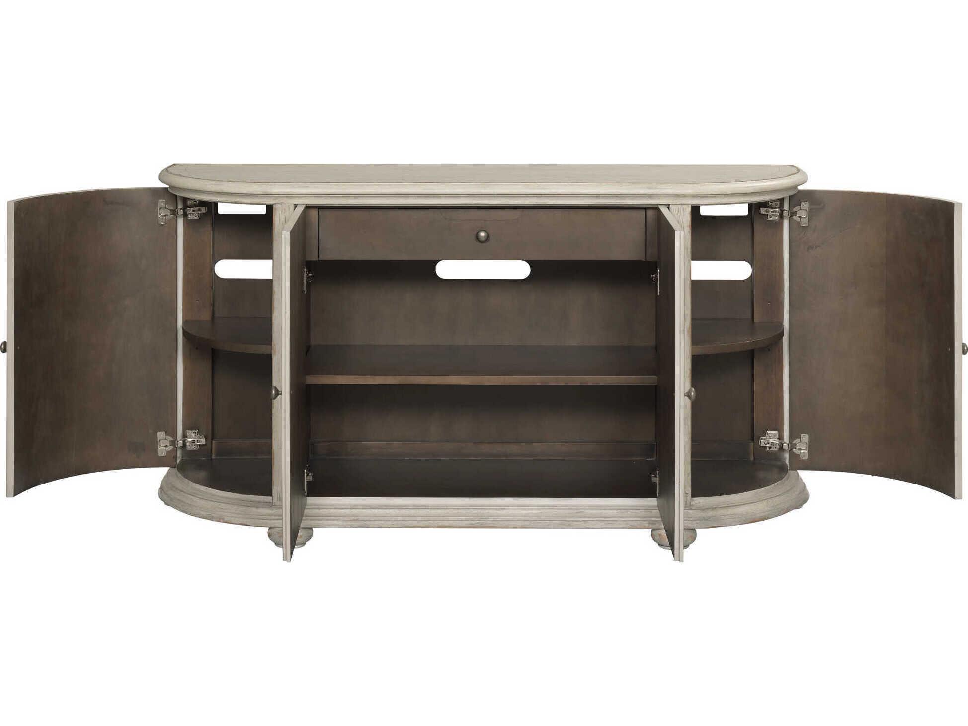 American Drew Cambric Picard 66" Oak Wood Creme Sideboard