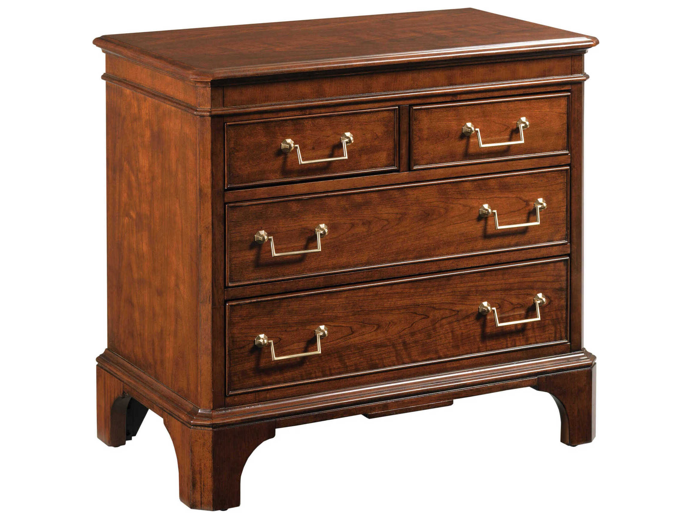American Drew Addison Andover Brown Solid Wood Nightstand