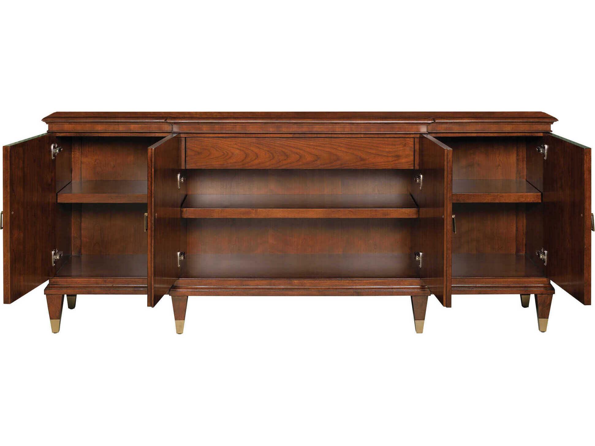 American Drew Addison Andover 79" Cherry Wood New Classic Sideboard